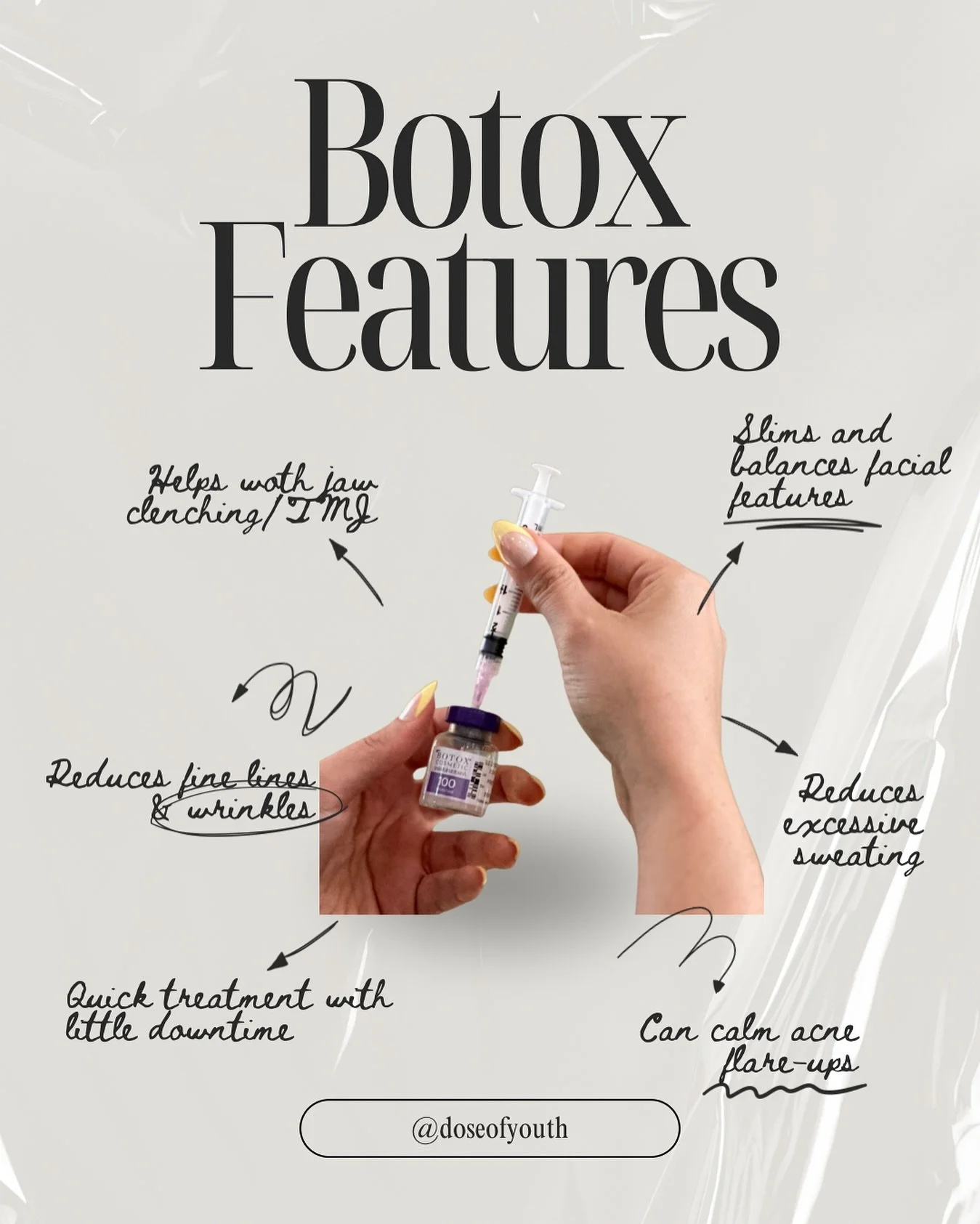 Botox: not just a wrinkle relaxer 〰️

📍Dose of Youth
🌵Tempe, AZ
💉Botox

#medspa #botox #injector #nurse #arizona