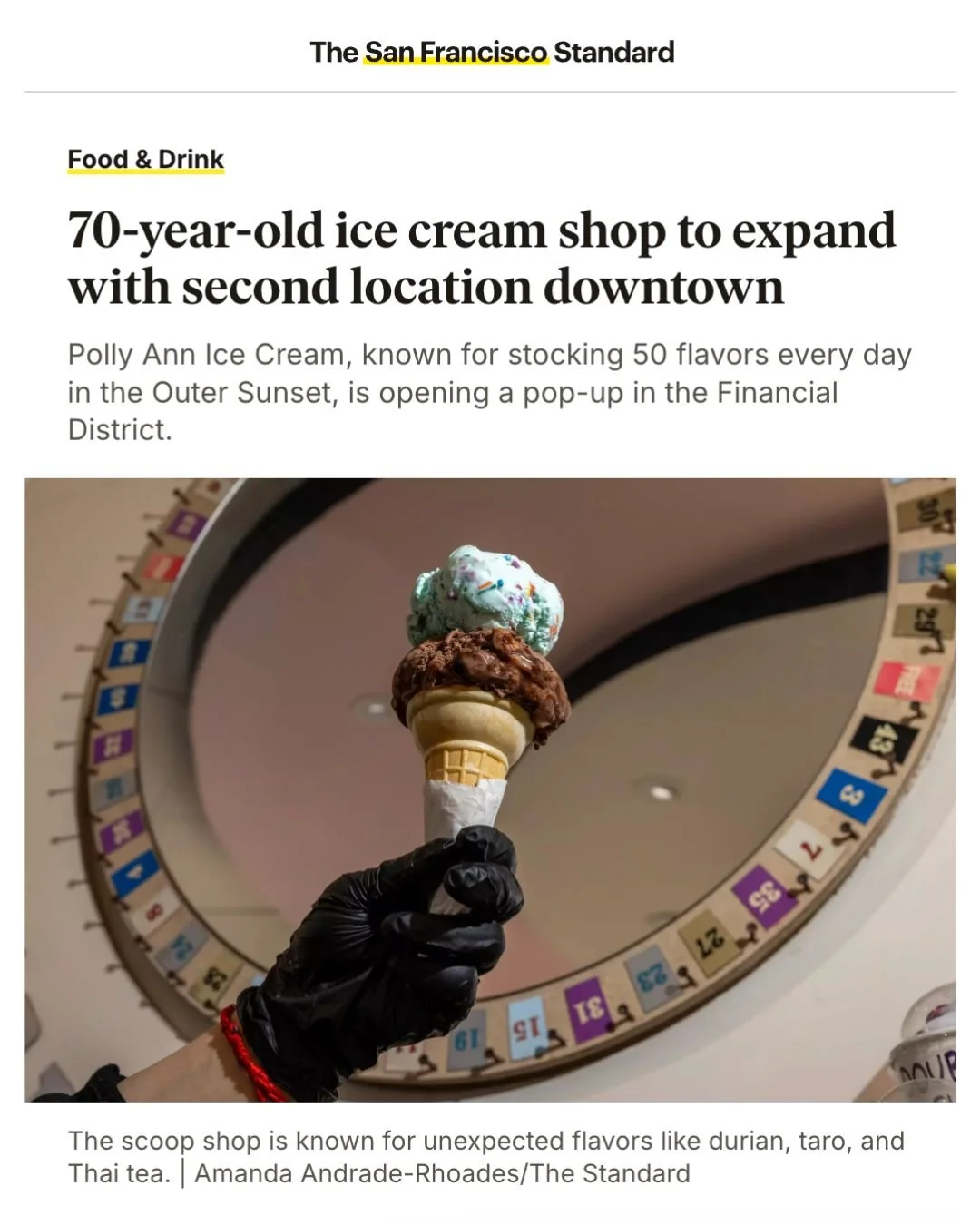 ICYMI: A Vacant to Vibrant news roundup! 🤠

⭐  Legacy Sunset business @pollyann.sf is expanding downtown&mdash;we can&rsquo;t wait! (@sfstandard)
⭐ @alpastorpapi415, @rosalindbakery, @papersoncoffee and @devilsteeth = recommended stops for a perfect