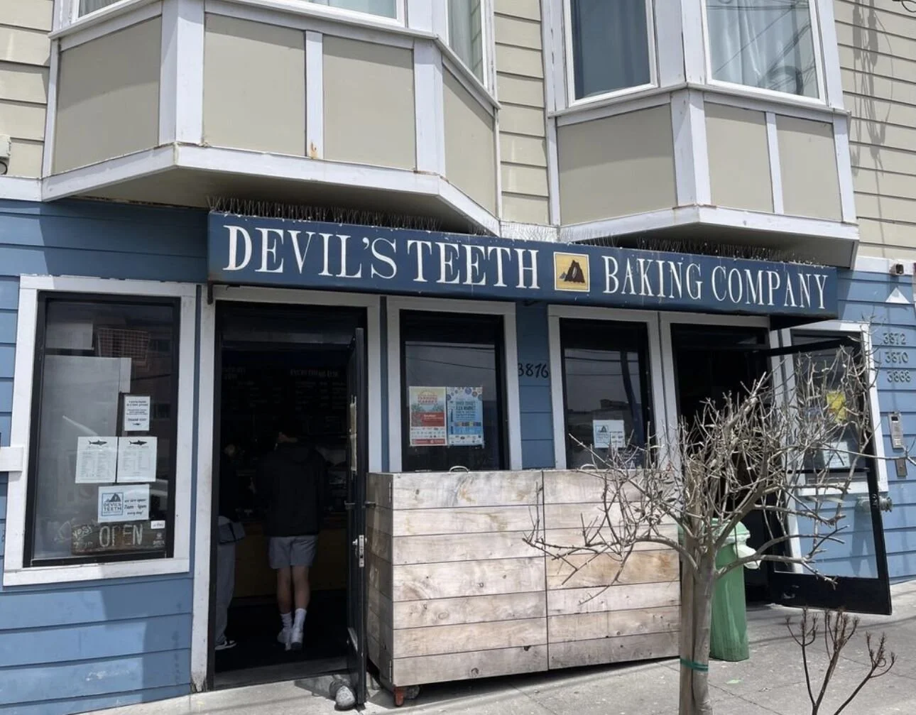 A Devil’s Teeth Baking Company storefront in San Francisco.