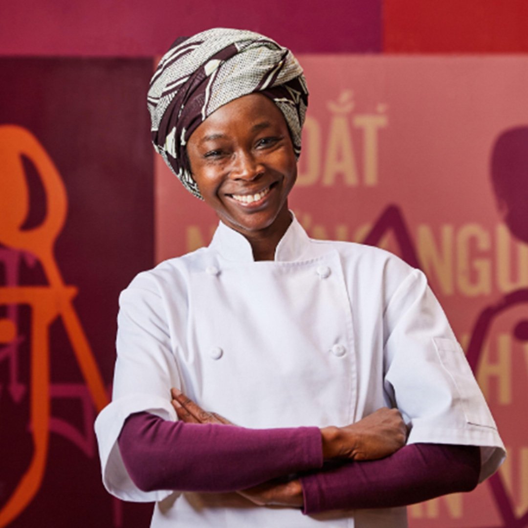 Nafy Flatley, owner of Teranga Foods