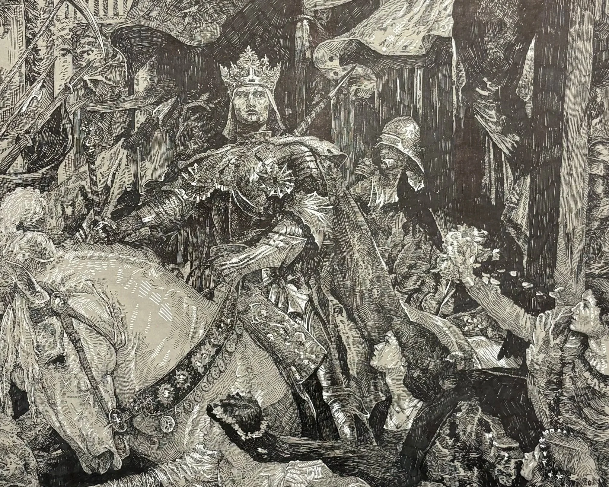 OPENING RECEPTION: UNFRAMED ORIGINALS IN BLACKS, WHITES, & THE SHADES BETWEEN