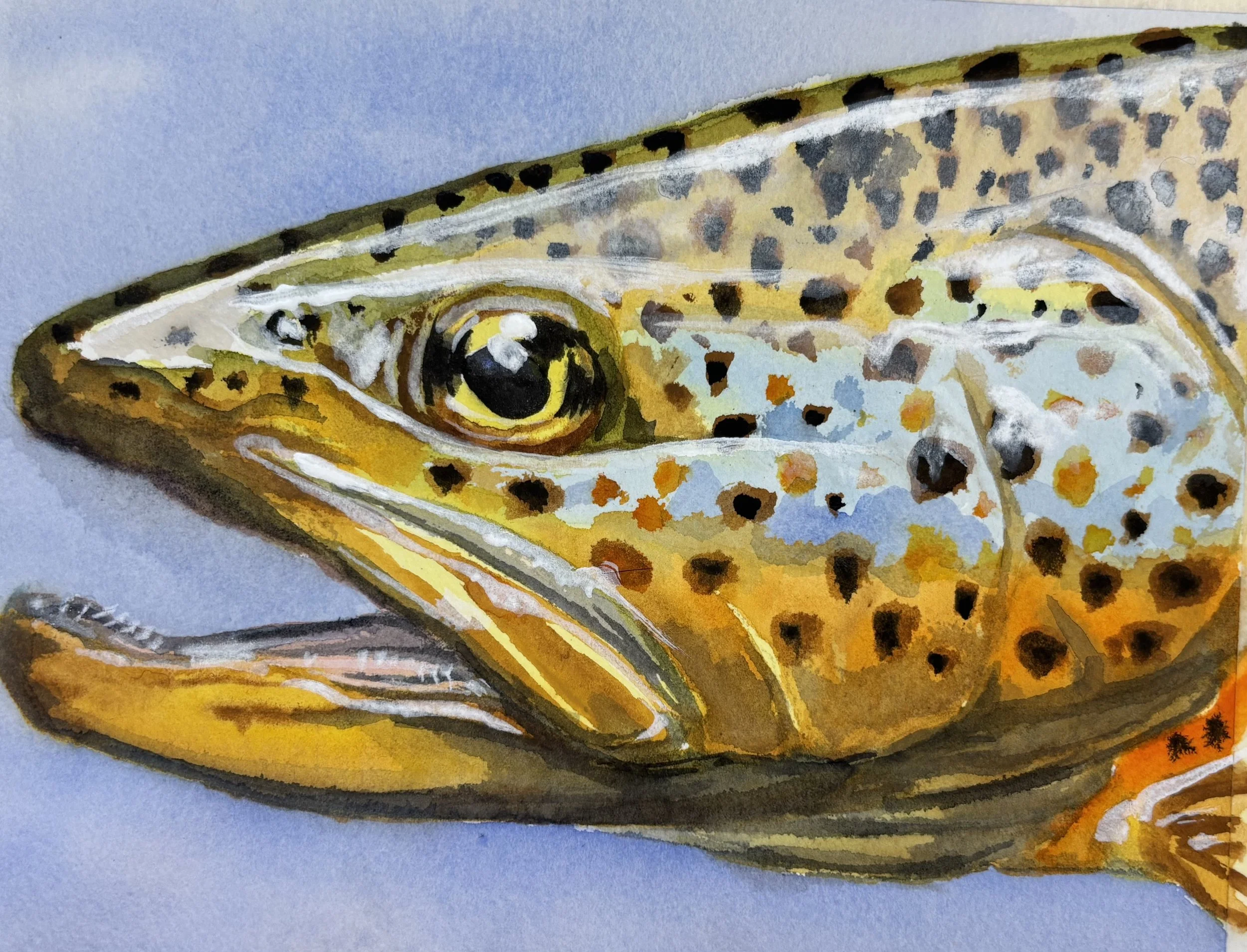 "Untitled" watercolor 10x12"