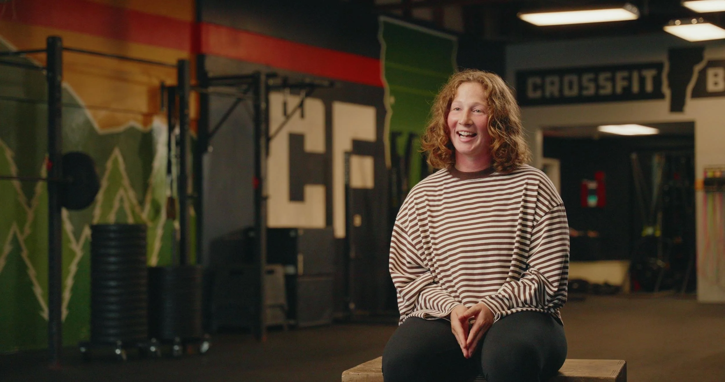 Vermont cinematographer Corey Hendrickson filming crossfit for Gone Boys with Well Told Films.
