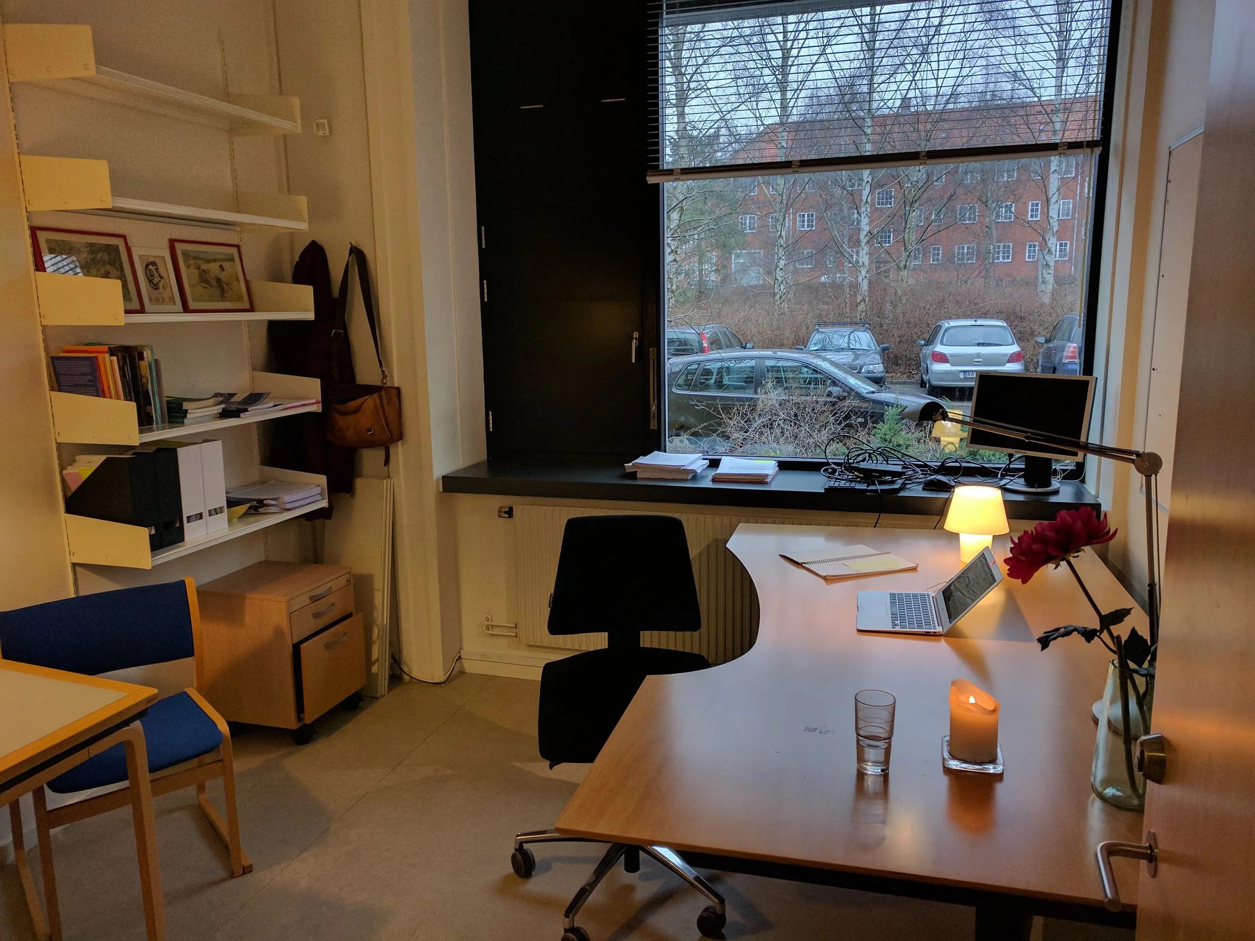Kate MacCrimmon office in Denmark visit.
