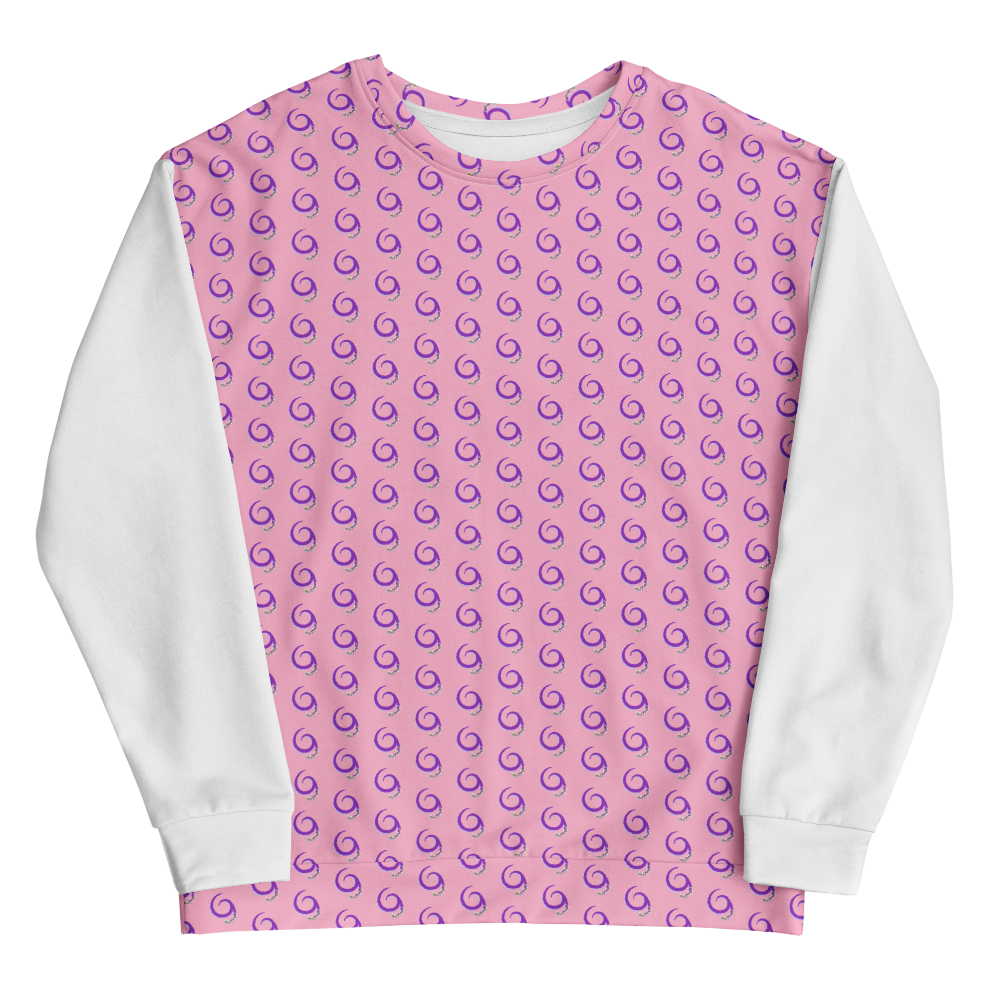 G Pattern Pink + White Sweatshirt