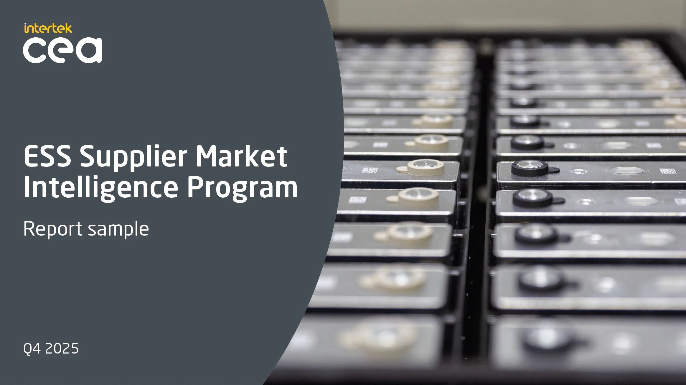 ESS Supplier Market Intelligence Report (Q4 - 2025)