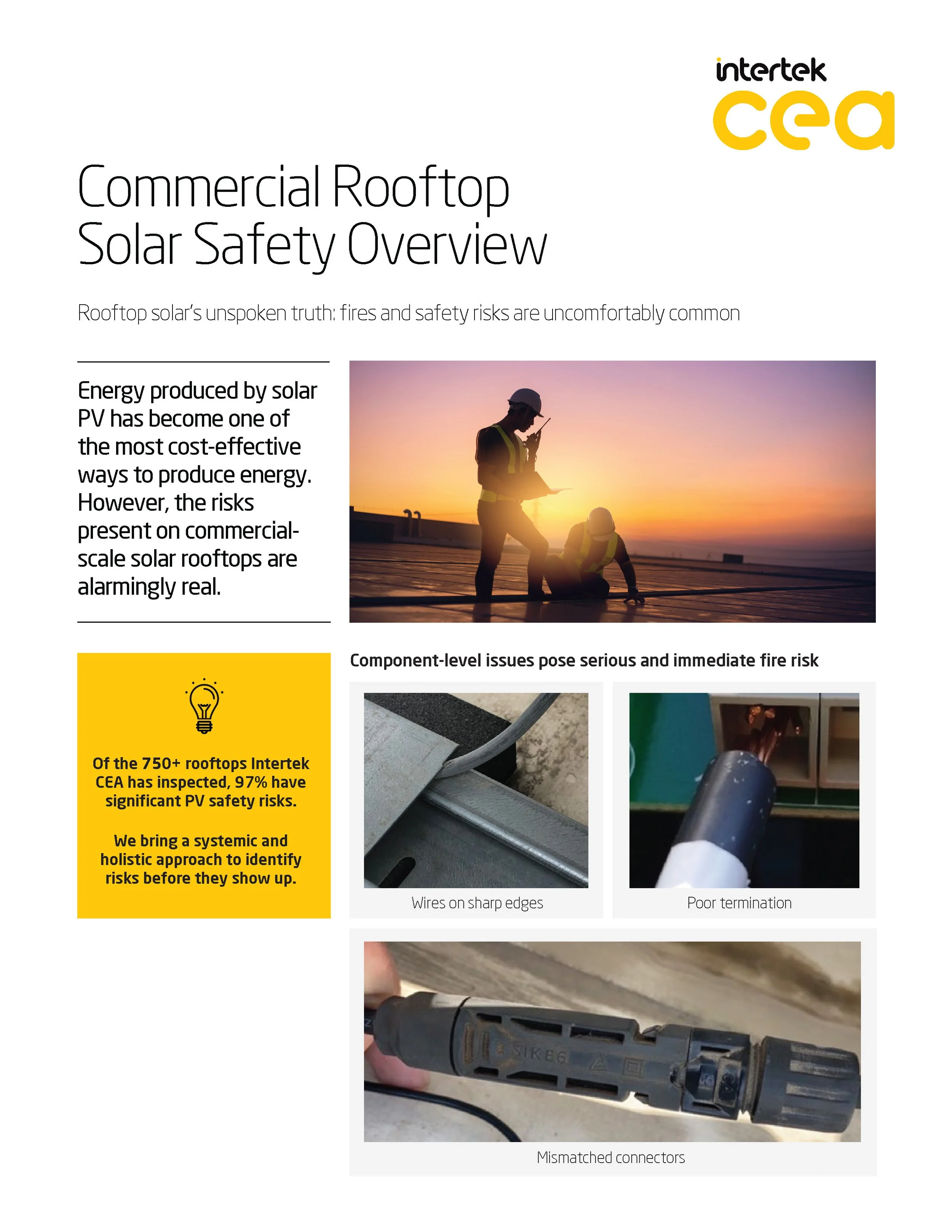Commercial Rooftop PV Safety