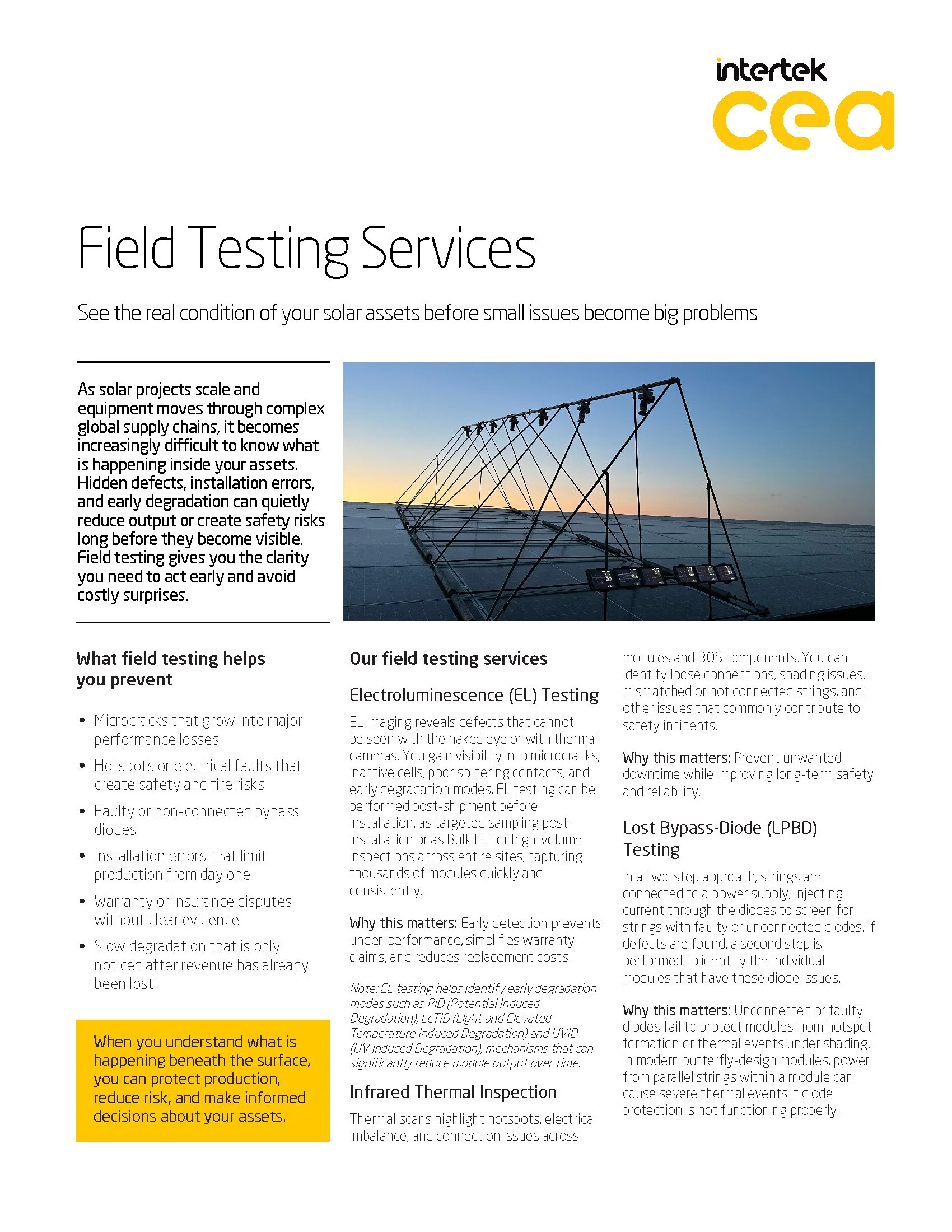 Field Testing Services