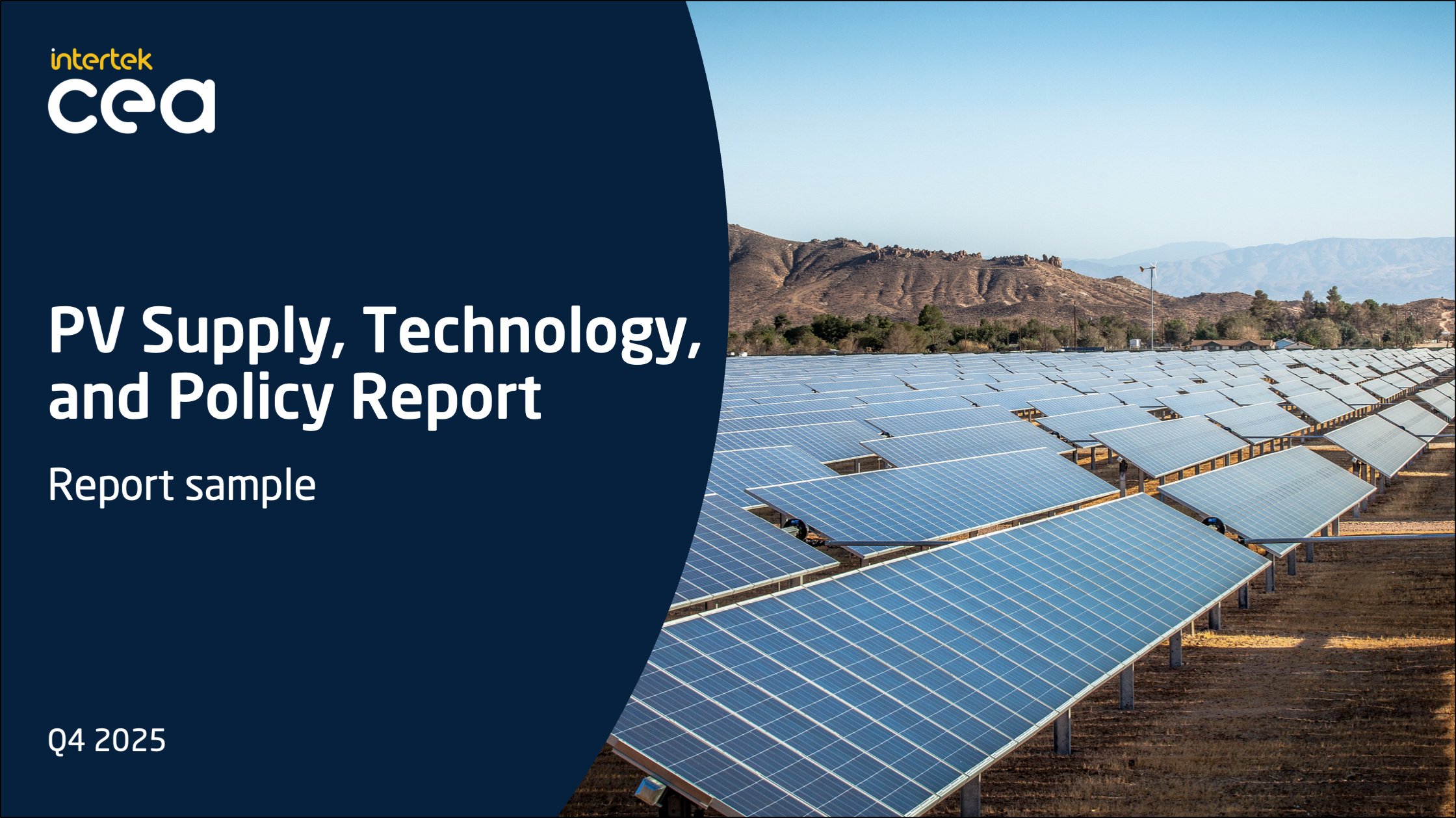 PV Supply, Technology, and Policy Report (Q4 - 2025)