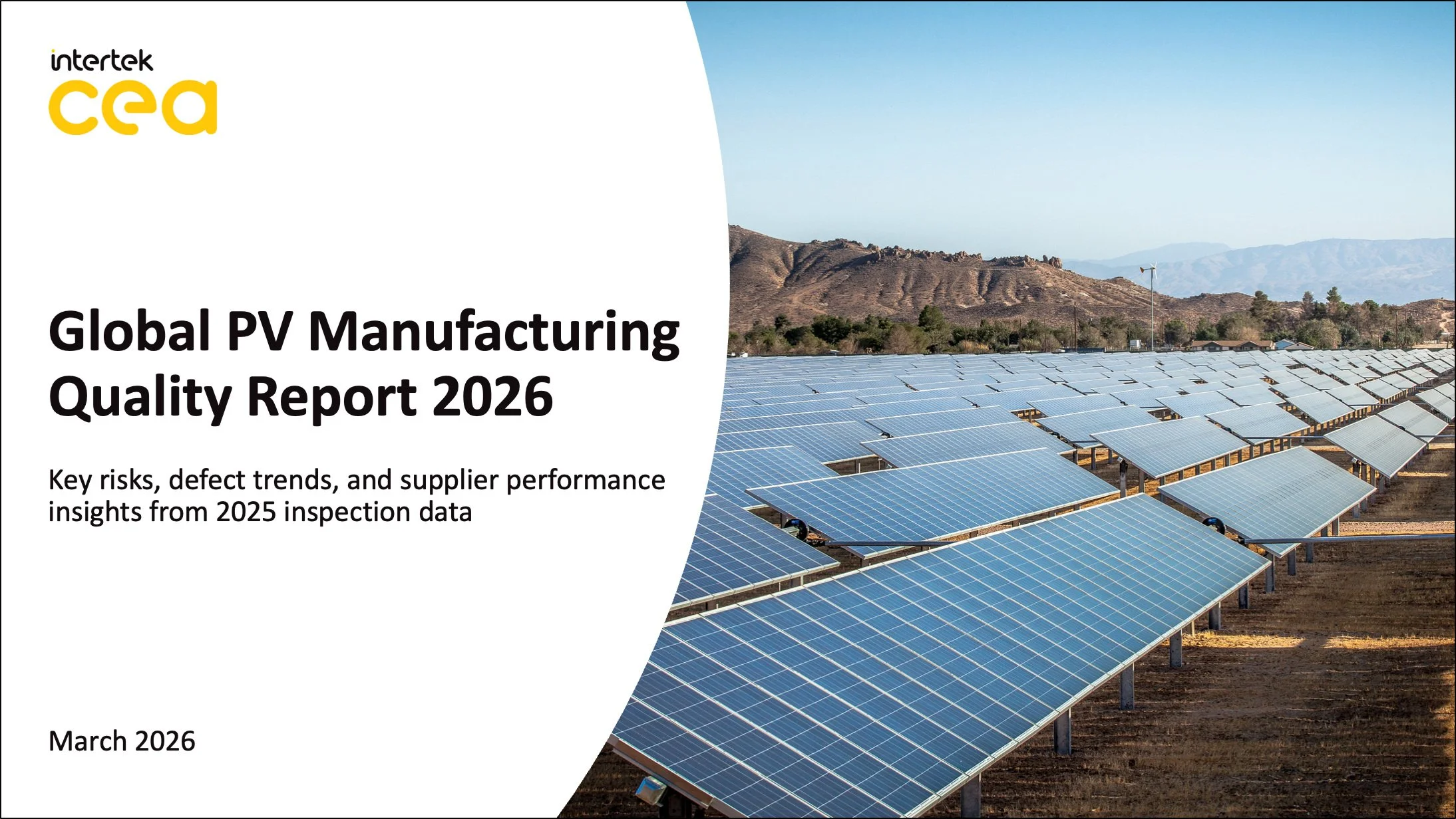 Global PV Manufacturing Quality Report 2026