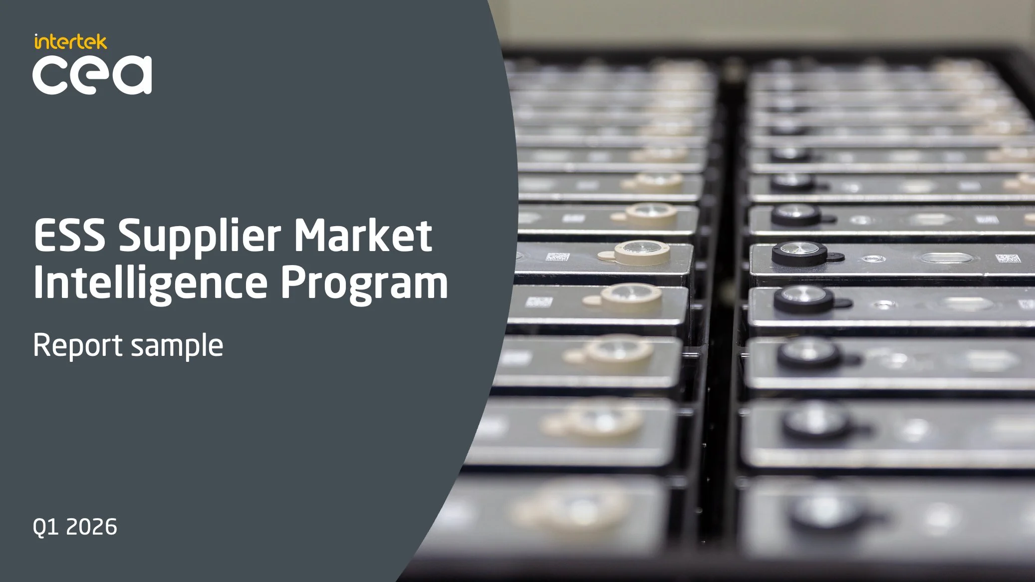 ESS Supplier Market Intelligence Report (Q1 - 2026)