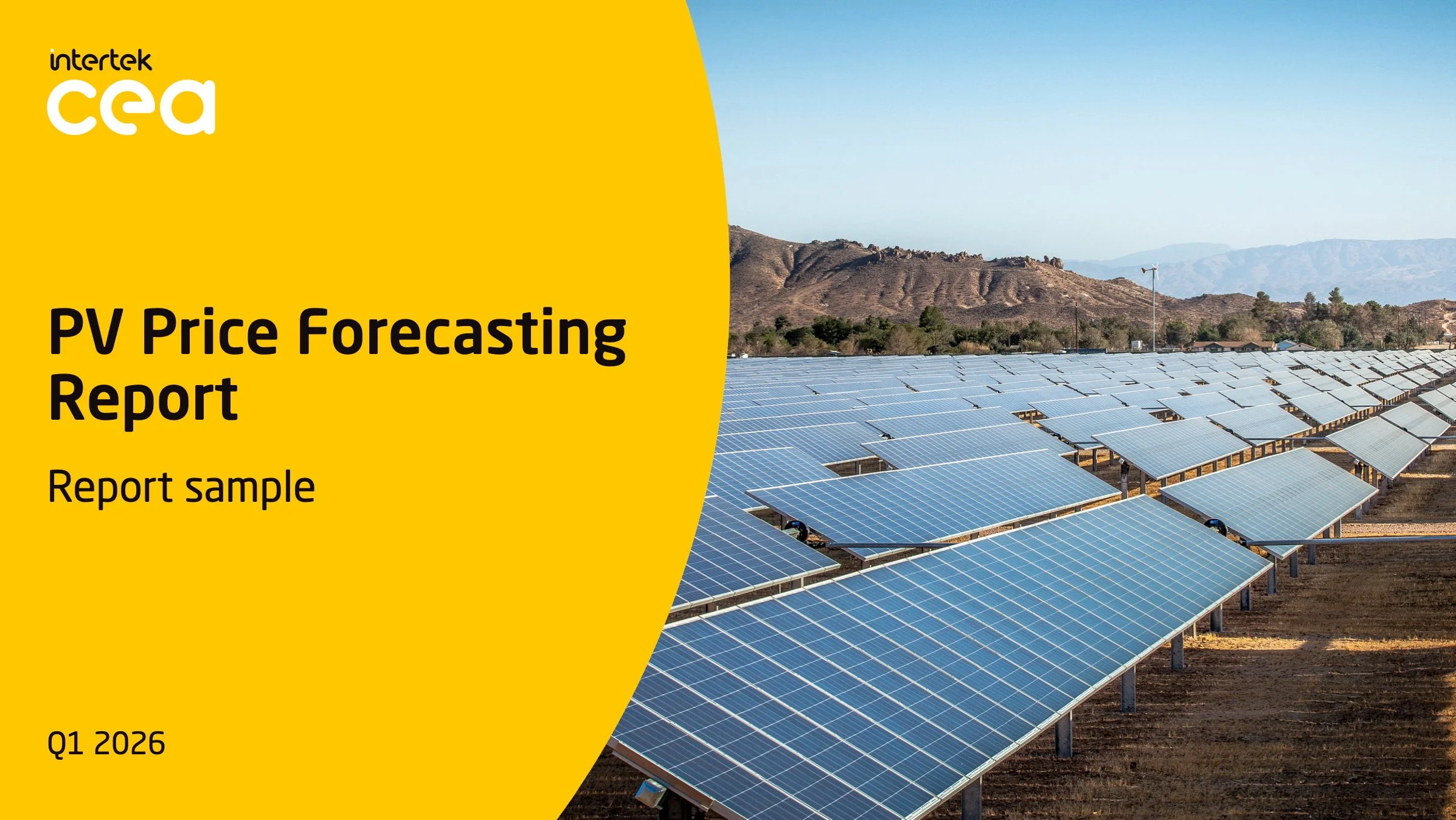 PV Price Forecasting Report (Q1 - 2026)