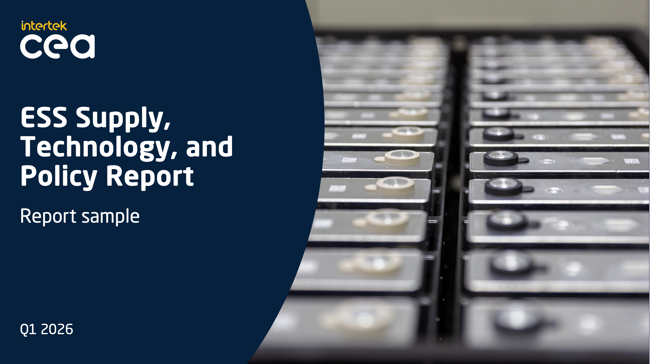 ESS Supply, Technology, and Policy Report (Q1 - 2026)