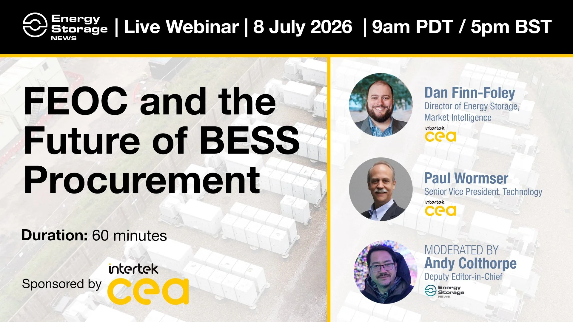 FEOC and the Future of BESS Procurement