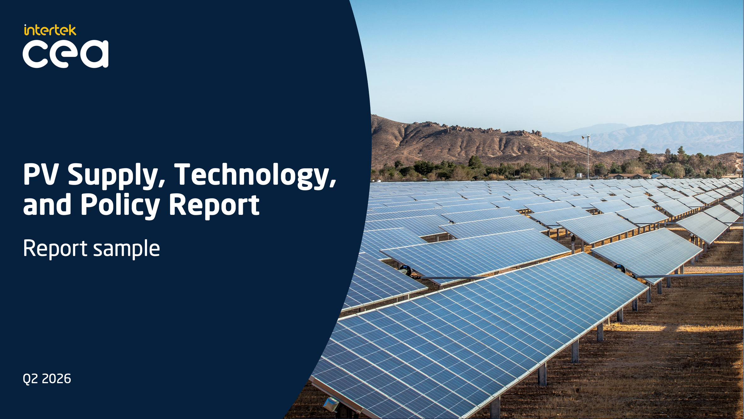 PV Supply, Technology, and Policy Report (Q2 - 2026)