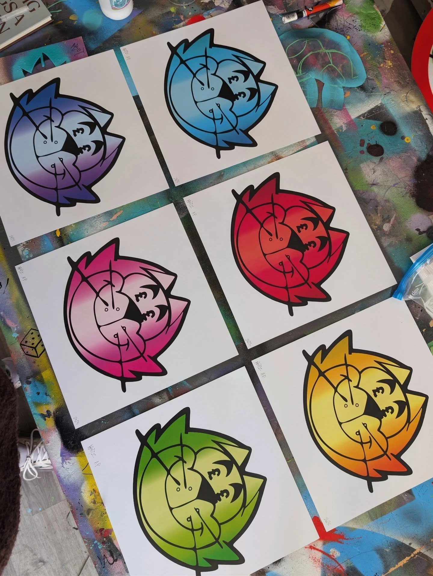 There's a misconception that you need to have thousands to start investing in artwork.

This set of 6 APs* from @abotz_artwrld is a great way to start investing. 

They come as a set of six (not sold individually) for &pound;150 which is an absolute 