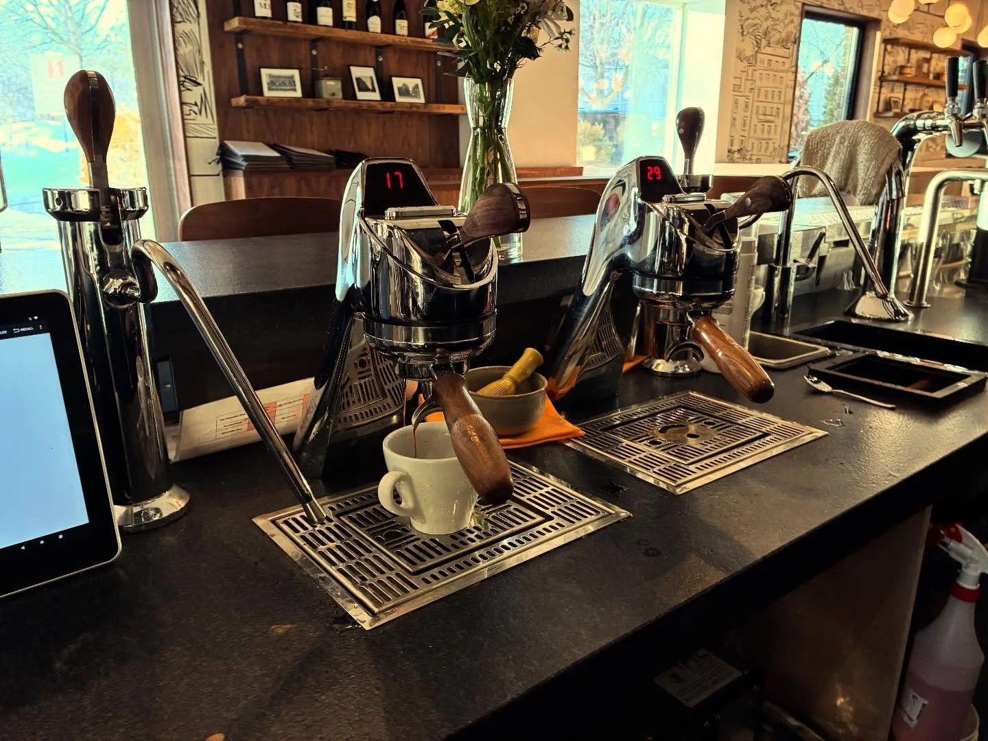 Happy to see @nadegetoronto &lsquo;s Queen st location re-open after some big renos, including this brand new Modbar AV system with gravimetrics! Thanks for trusting ML Coffee to source and install your new coffee bar, it was a pleasure helping make 