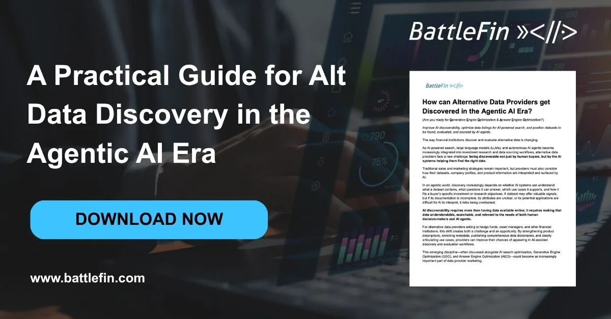 How can Alternative Data Providers get Discovered in the Agentic AI Era?