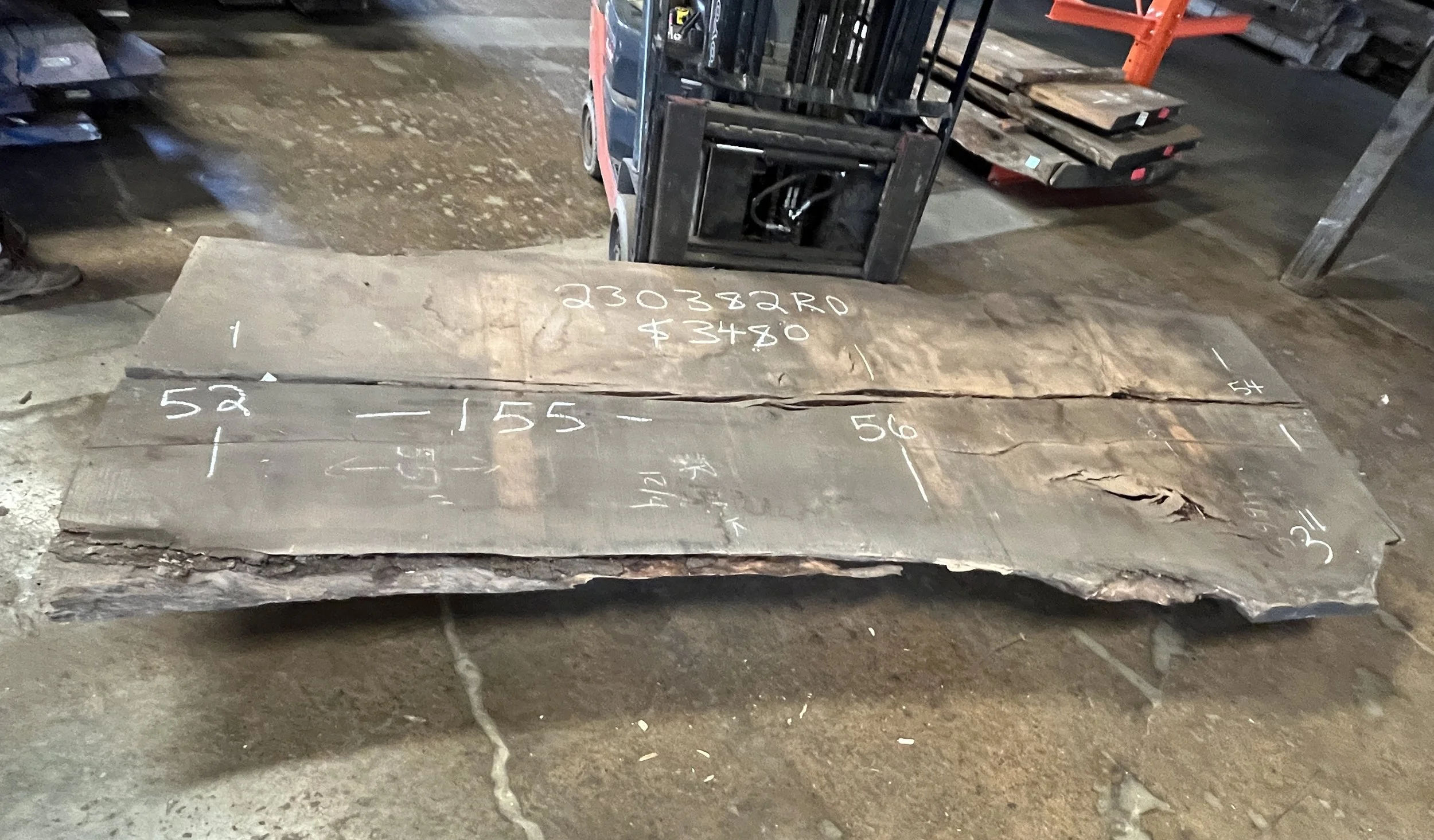 Red Oak Slab