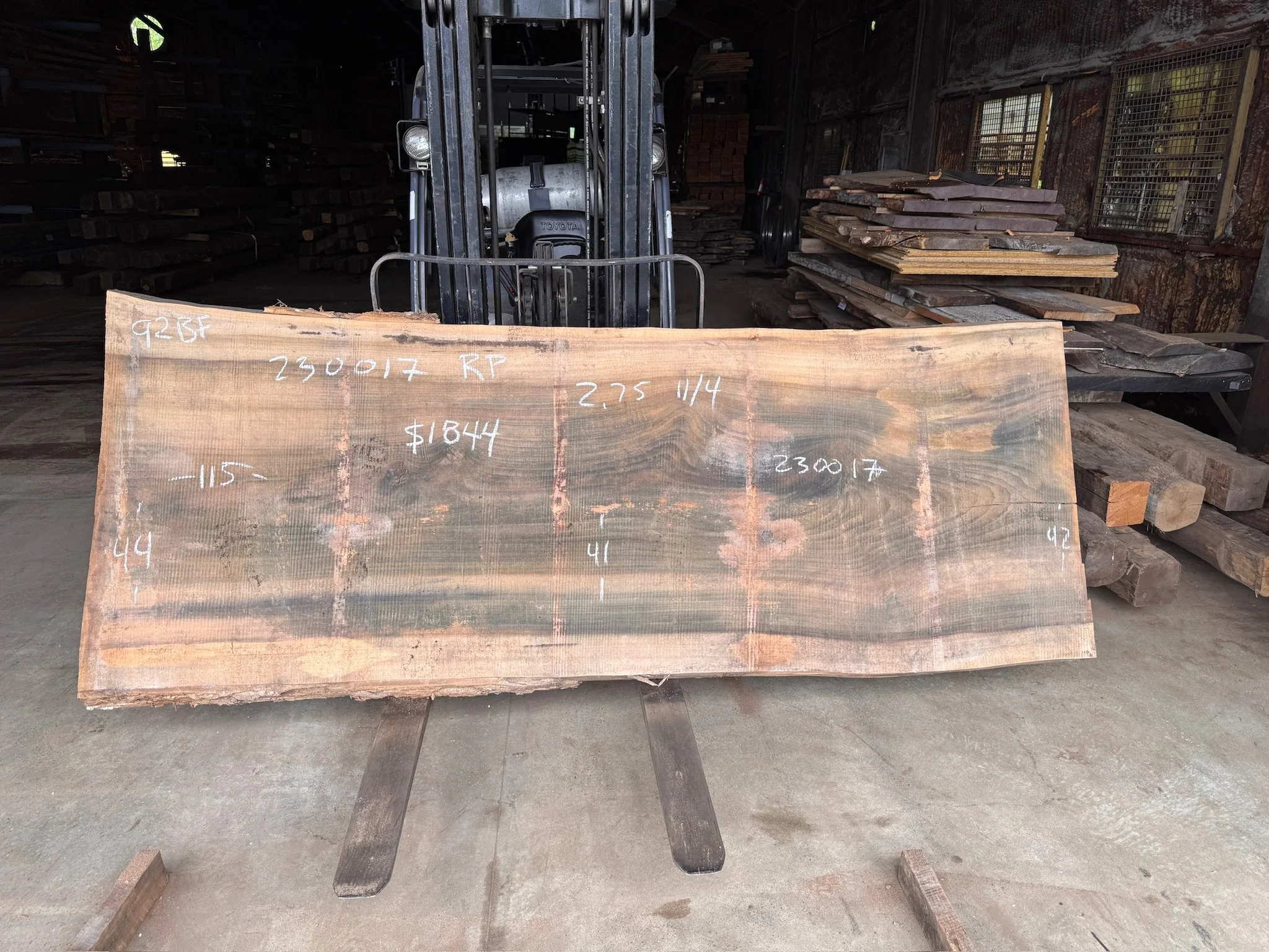 Rainbow Poplar Slab