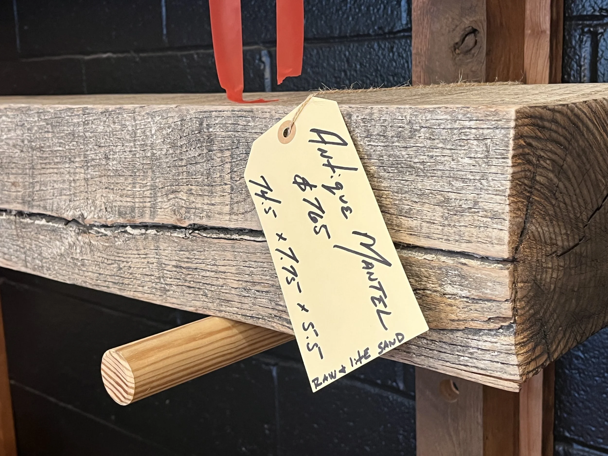 Antique Oak Mantle