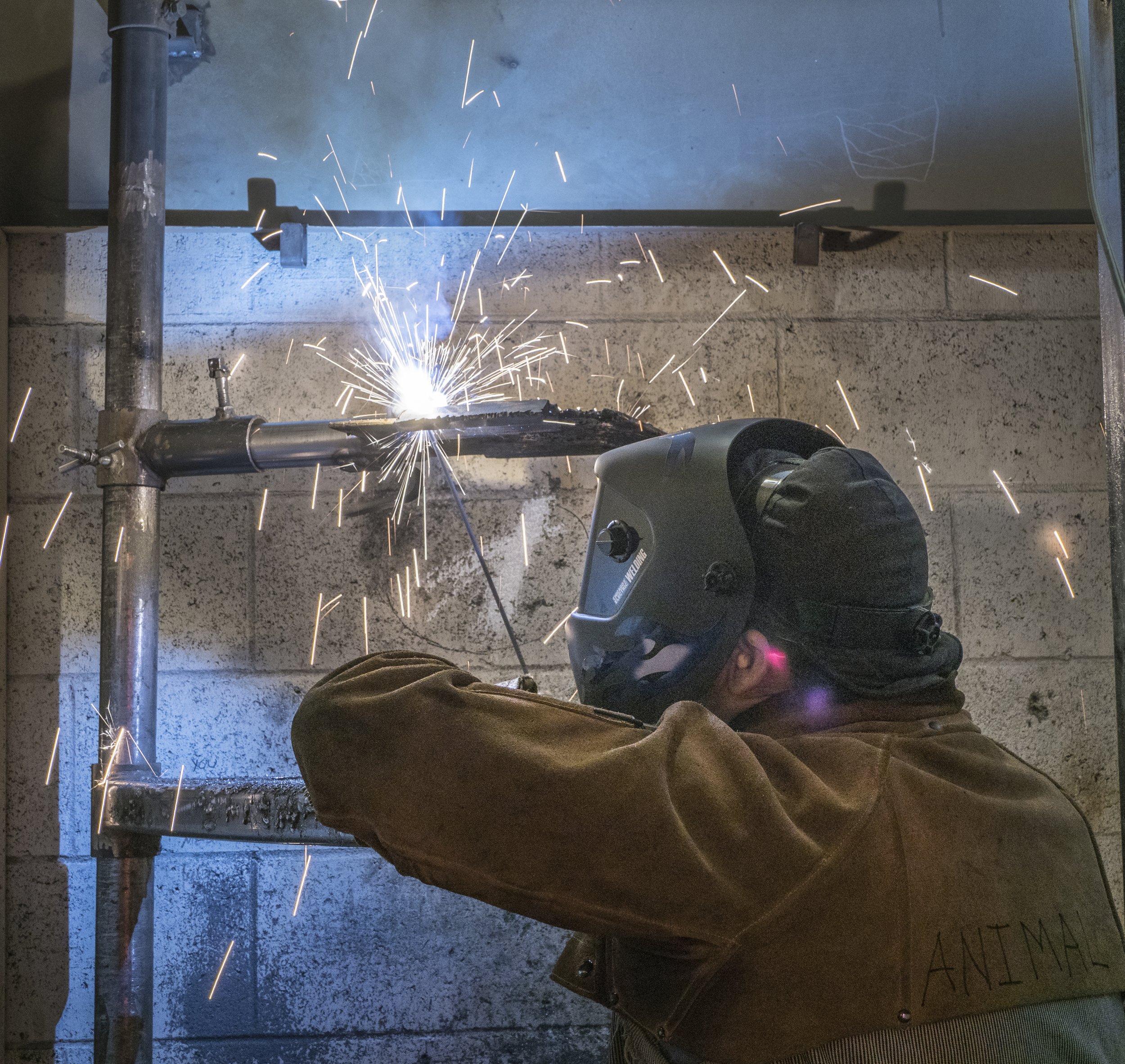 Peninsula College student welder