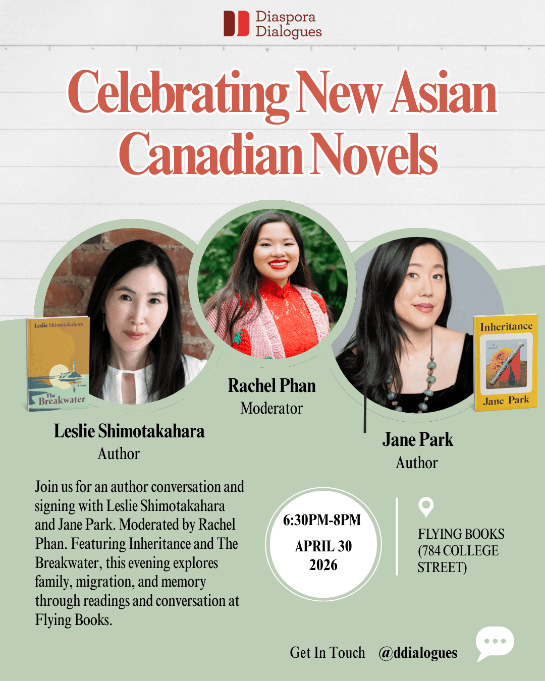 Celebrating New Asian Canadian Novels