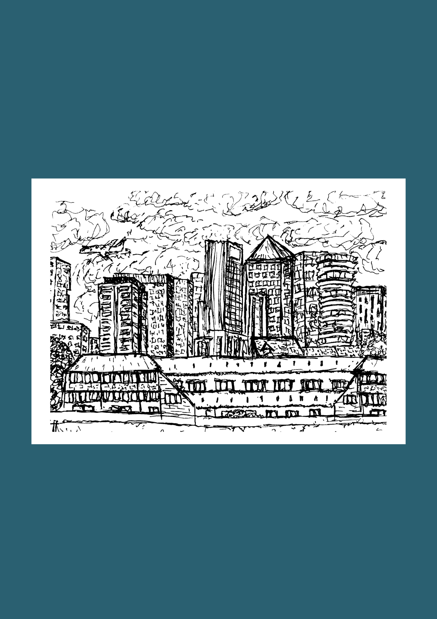 Canary Wharf Illustration