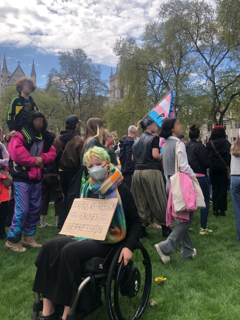 Trans Rights Protest April 2025