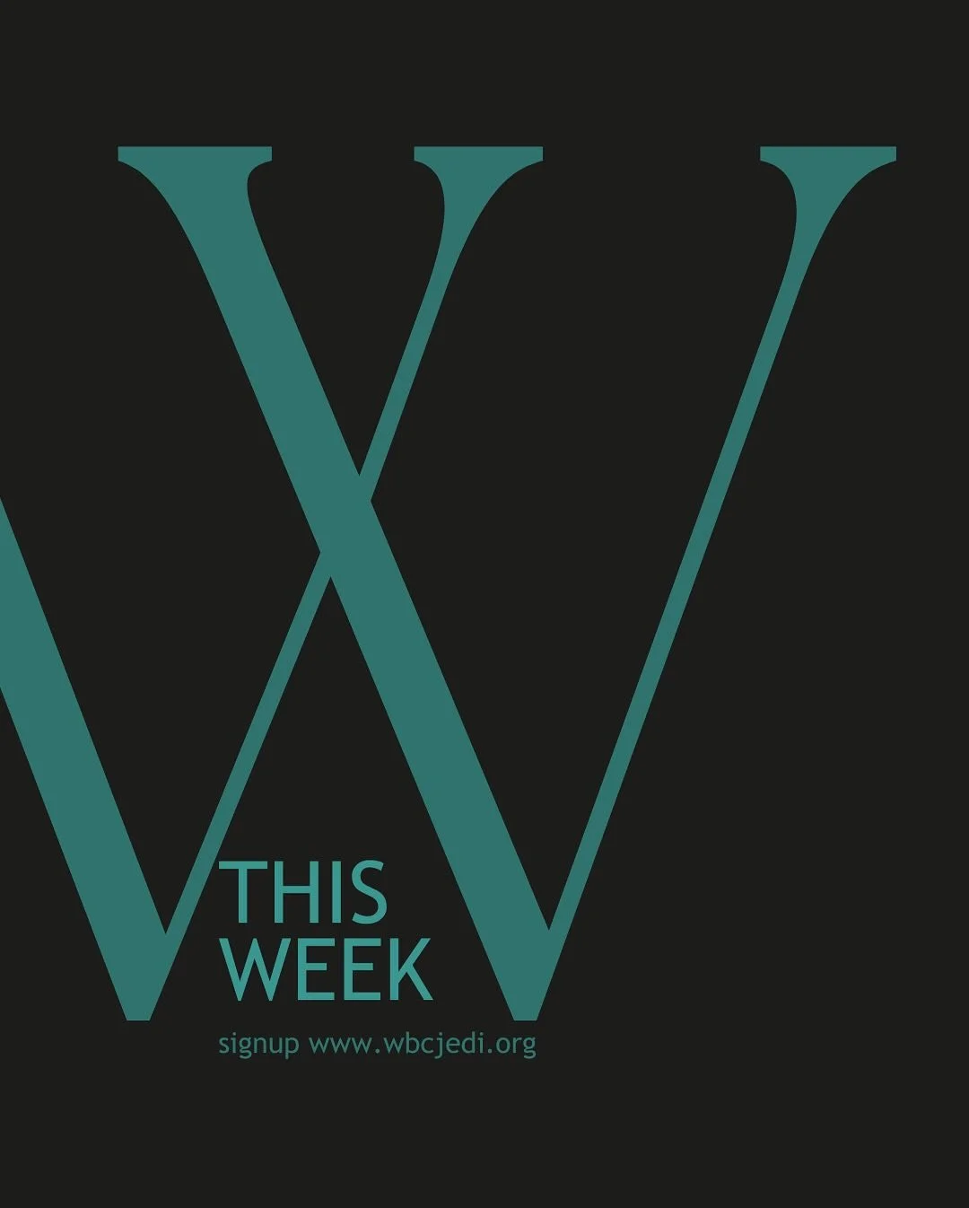 Here&rsquo;s what&rsquo;s happening this week at the WBC. If you want to join, sign up at www.wbcjedi.org