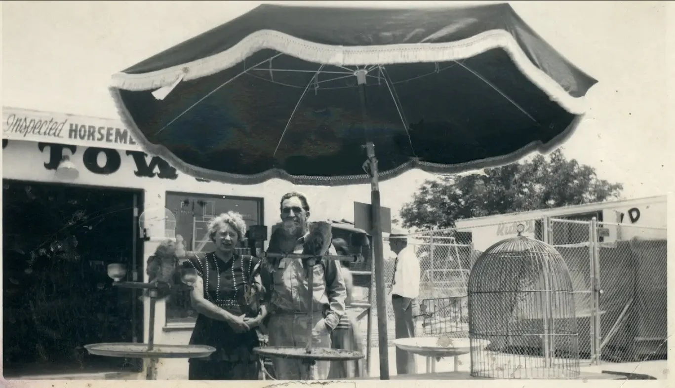 Tressa and Al Prisbrey, circa early 1950's.jpg