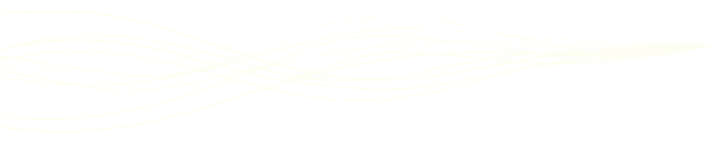 Loose threads moving haphazardly from the left into a streamlined point on the right