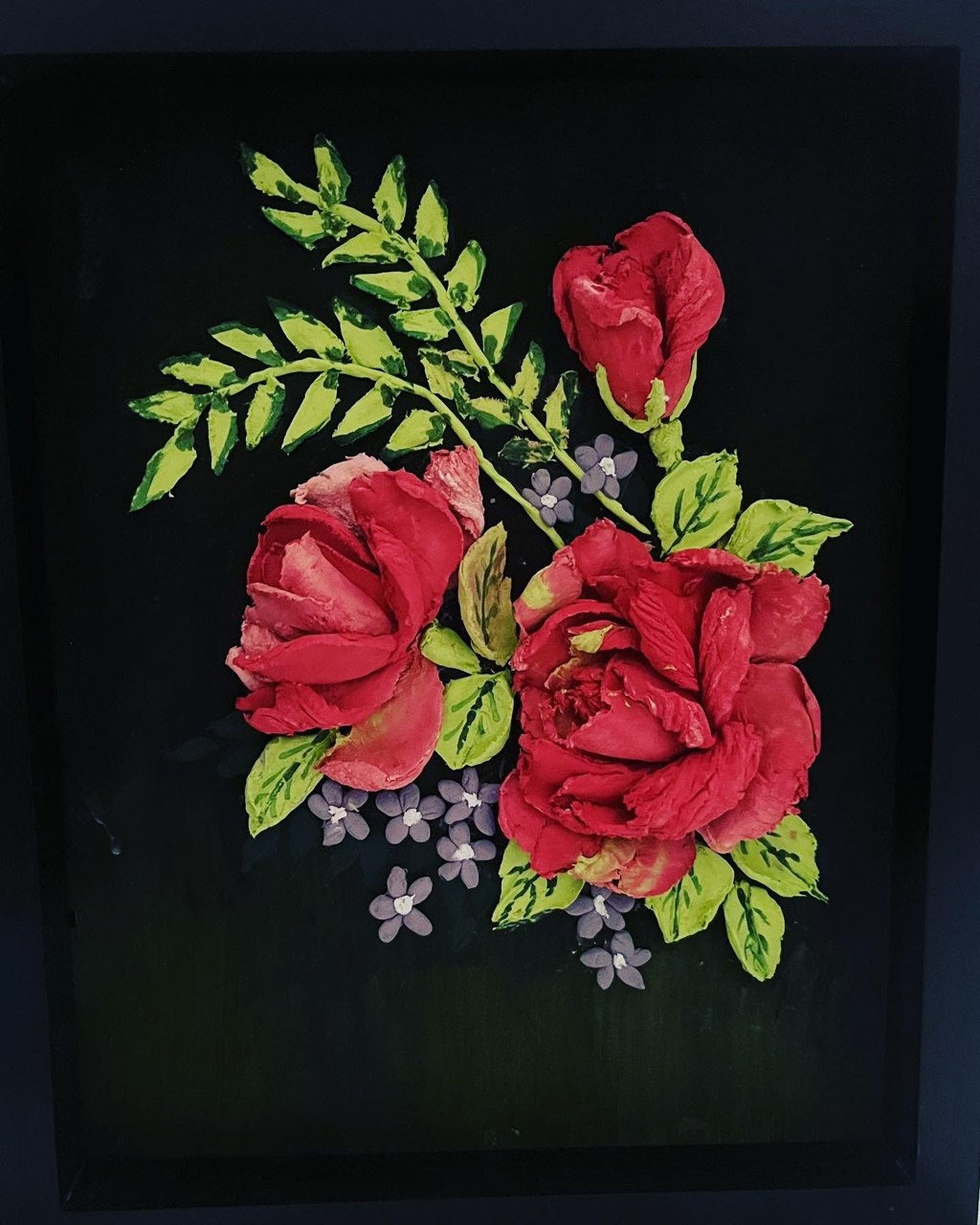 Ali_Sakina_Mixedmediaonwood_RosesatMidnight2024 Large.png