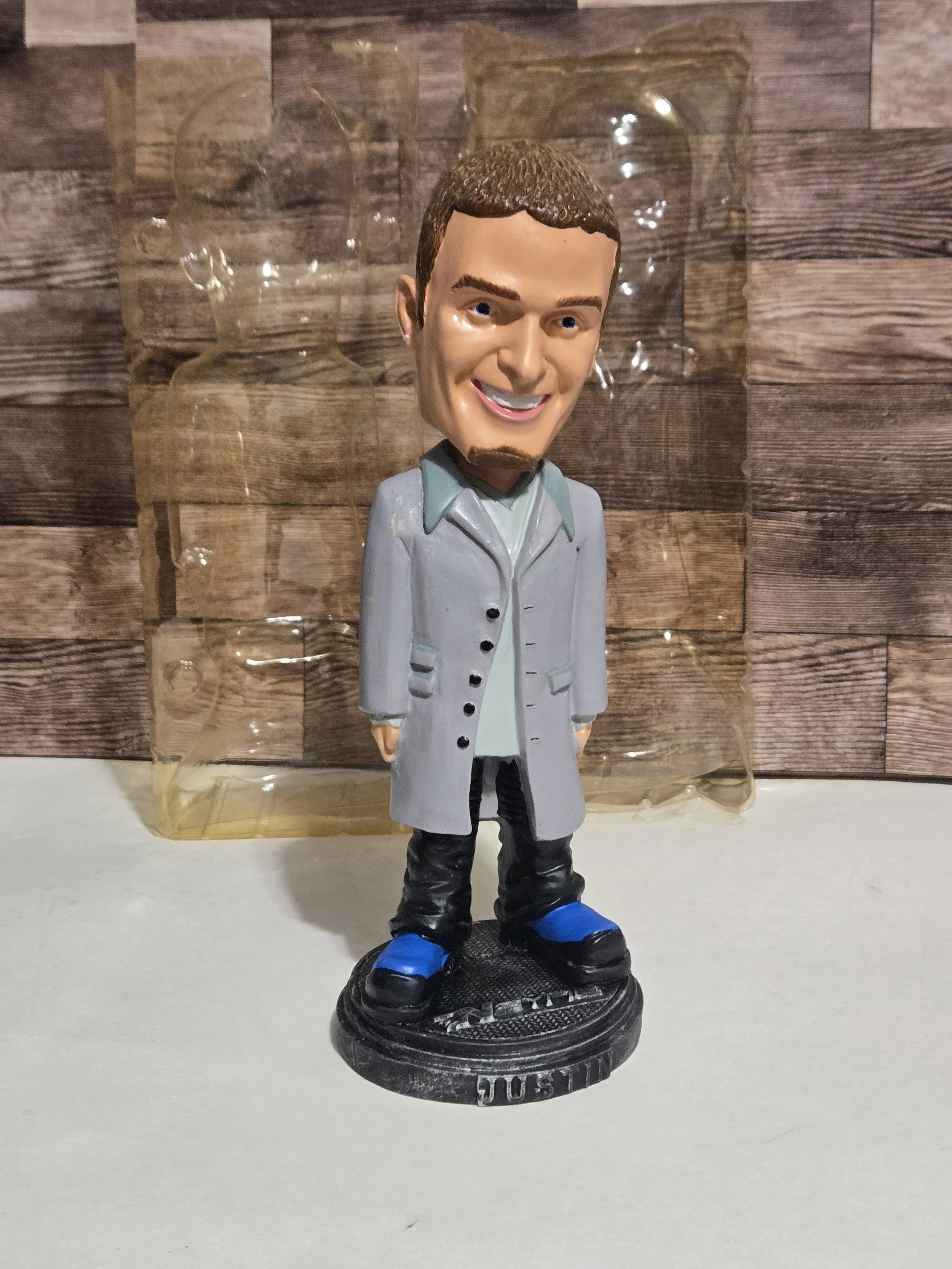 Vintage 2001 NSYNC Justin Timberlake Best Buy Bobblehead Boxed with COA