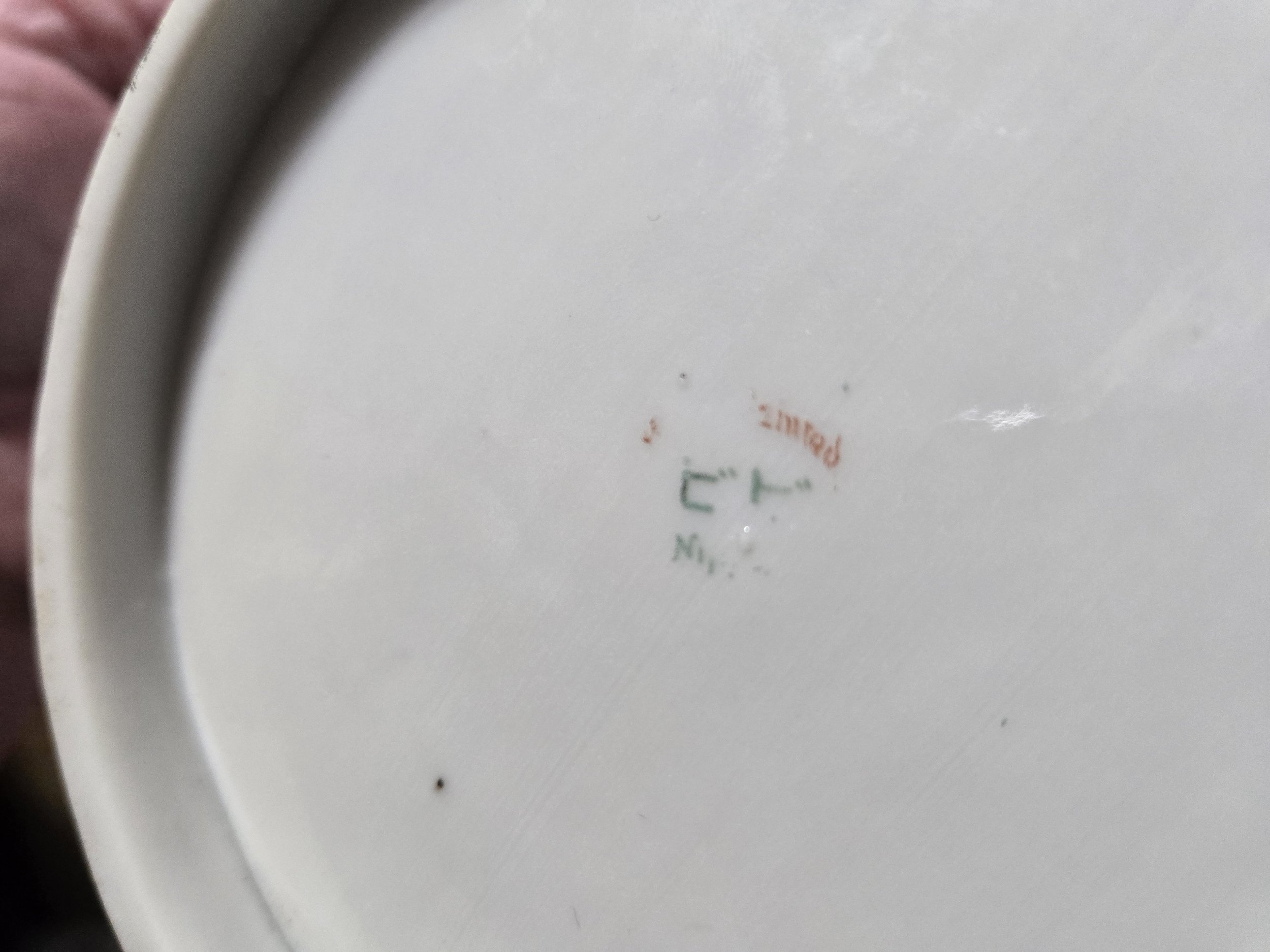 Antique Nippon hand painted porcelain bowl hand painted BiBi Nippon stamp on bottom