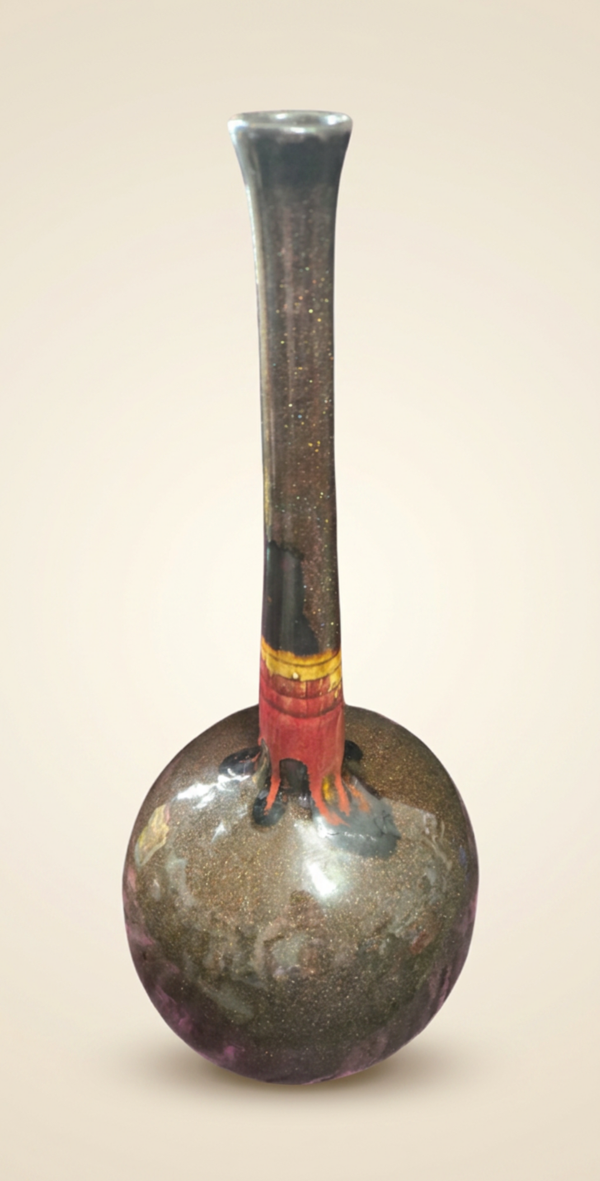 Long neck brown vase.png