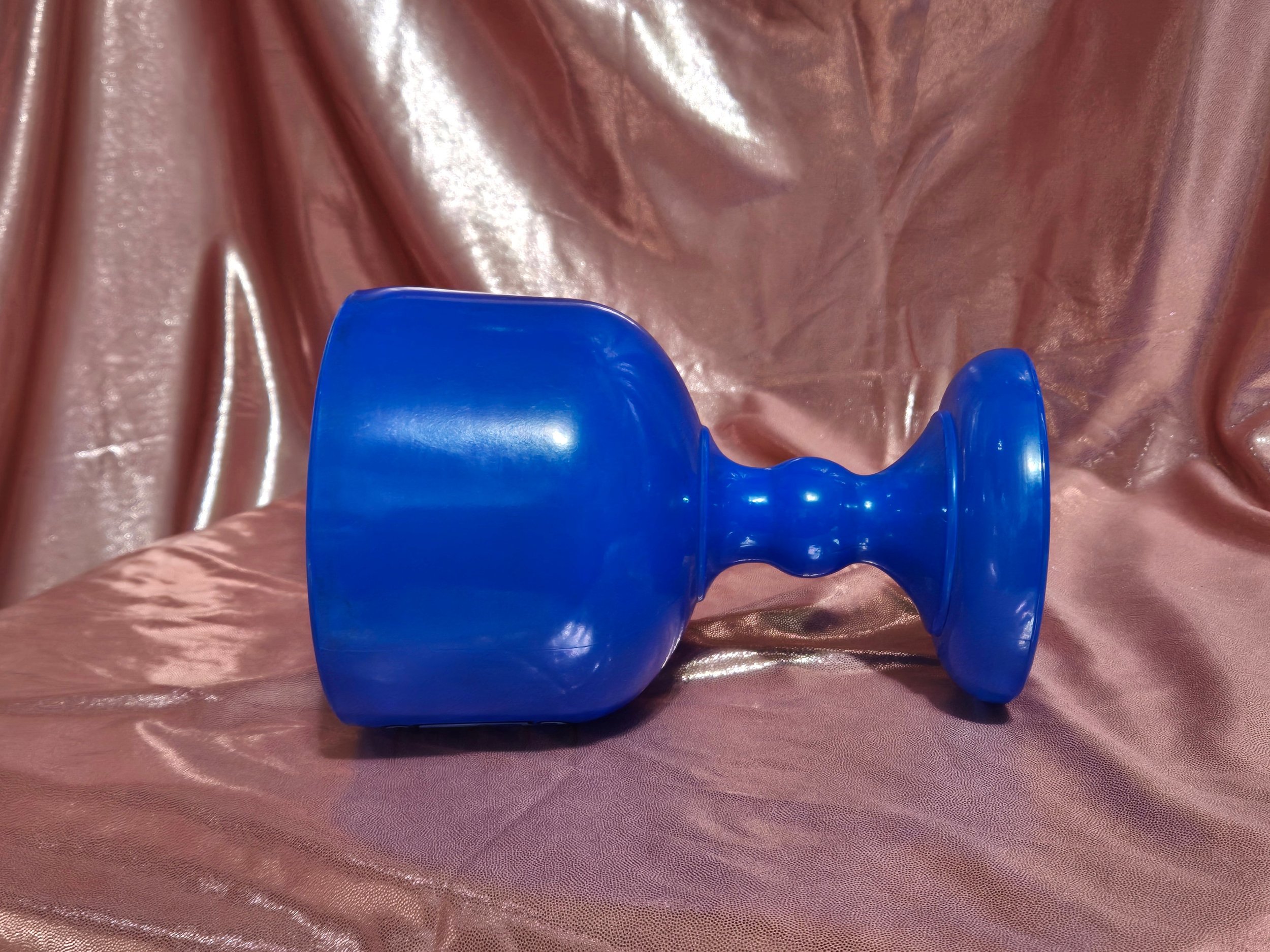 Mid century zodiac glass goblet