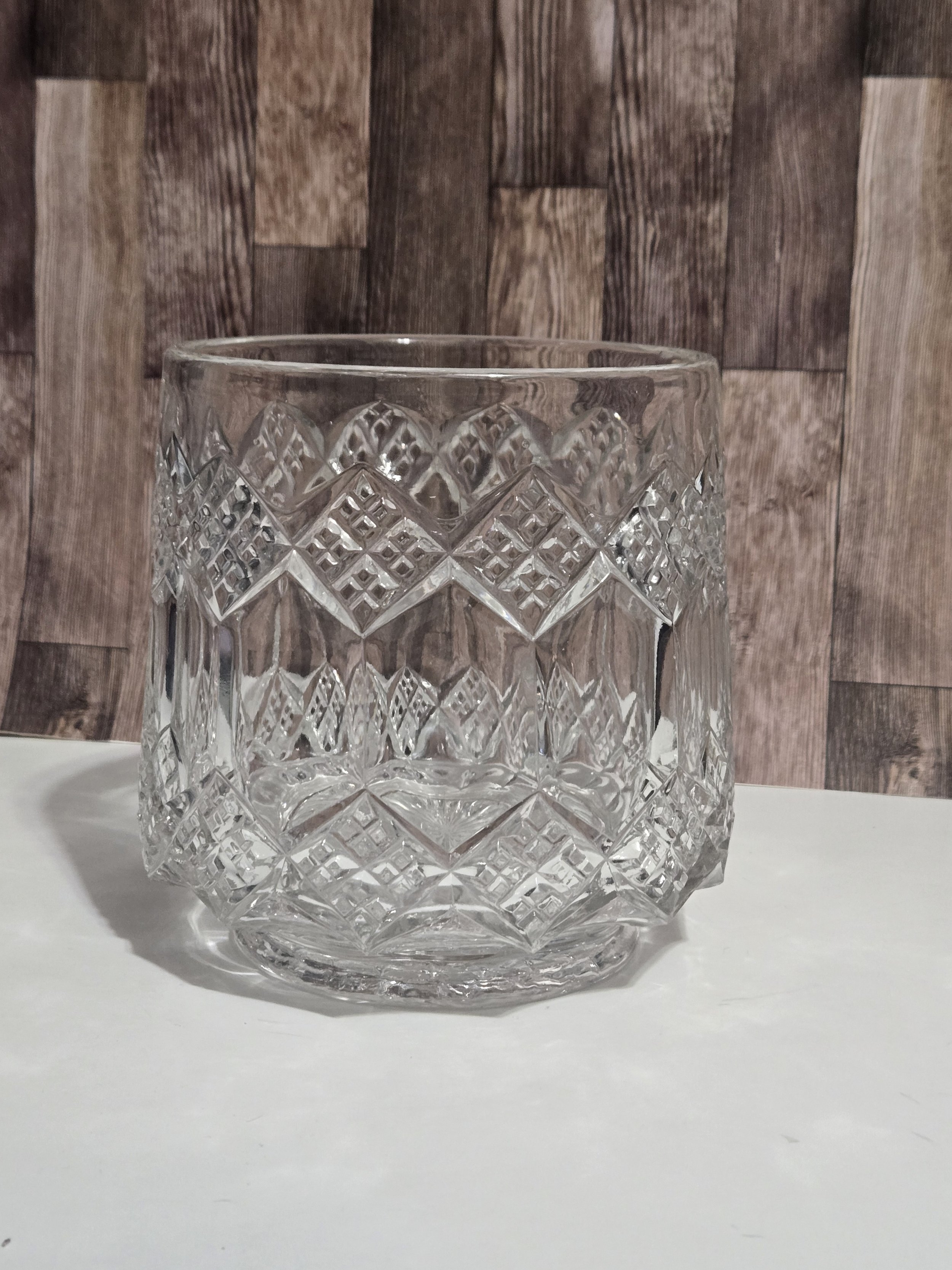 Antique Imperial Glass Three-in-One Celery Vase • No. 1 EAPG Clear Pressed Glass 1904