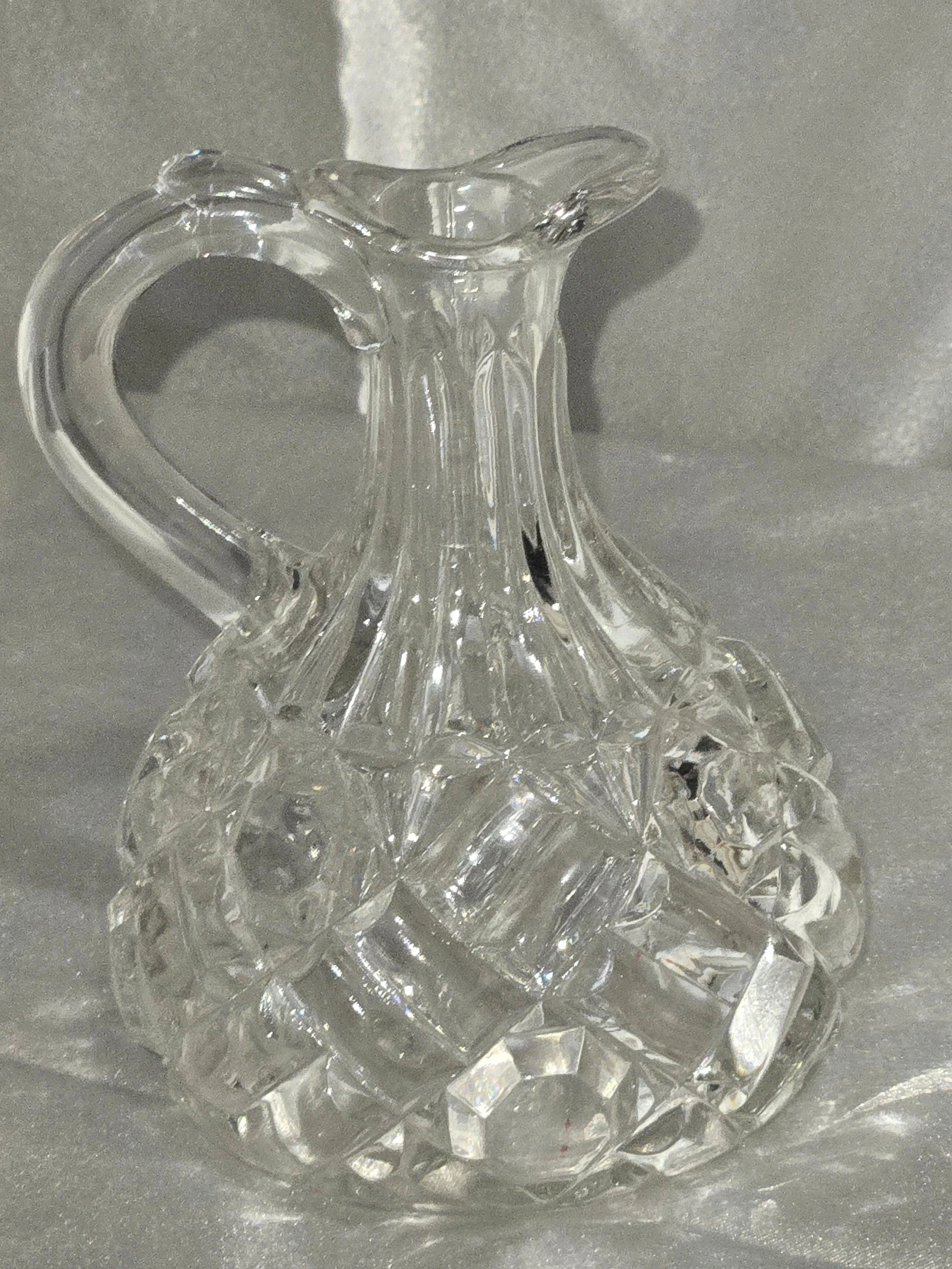 Antique Heisey EAPG Pillows Pattern No 325 Glass Cruet