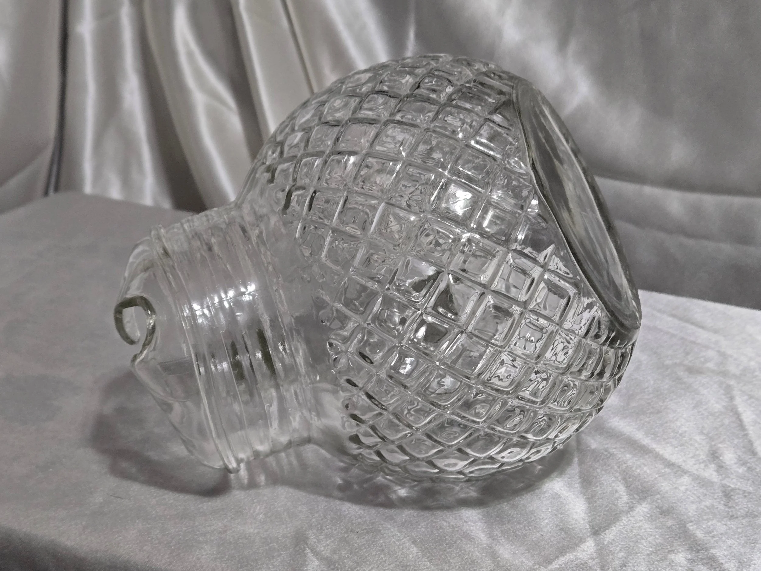 Retro Anchor Hocking Waterford Waffle pitcher, collectible vintage