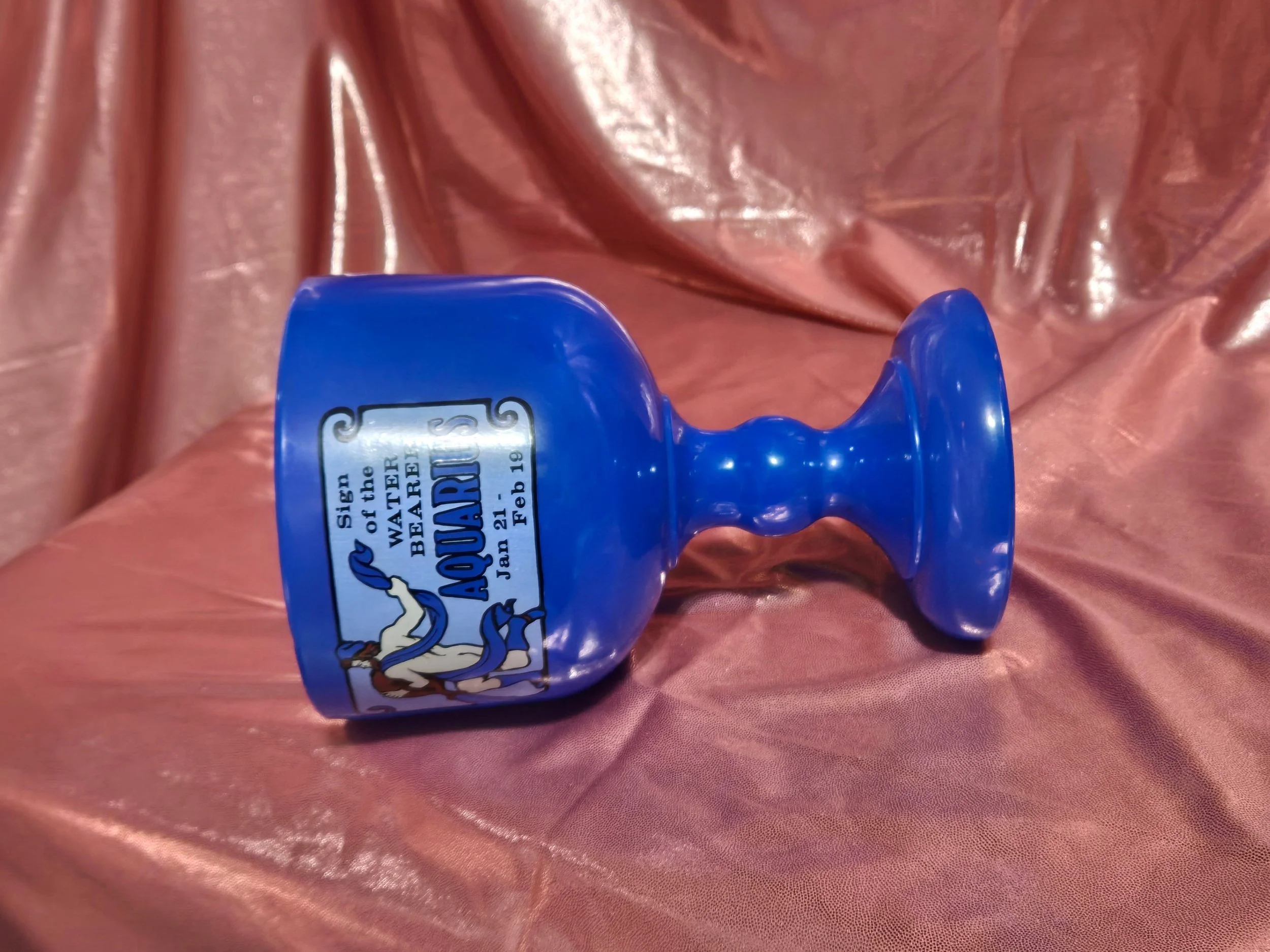 Vintage Tiara Glass Water Bearer goblet