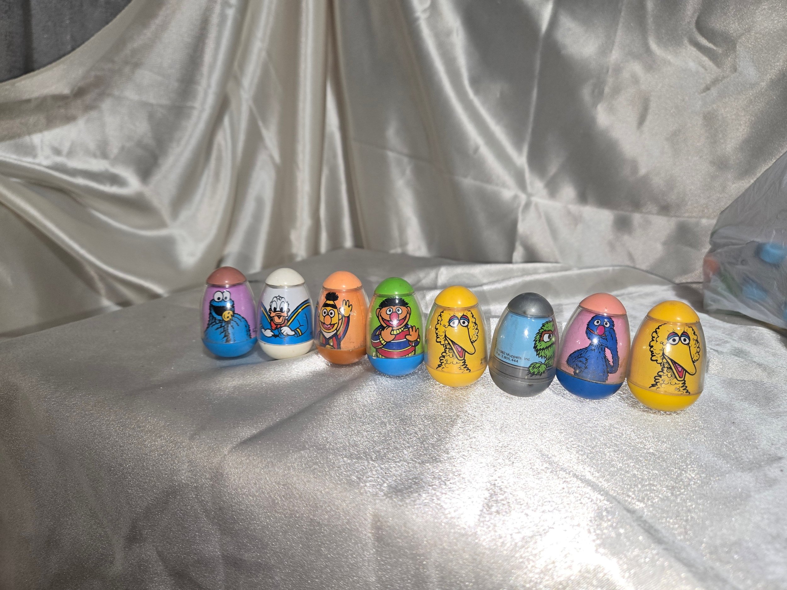 Vintage Weebles Lot – Sesame Street + Disney Set (8)