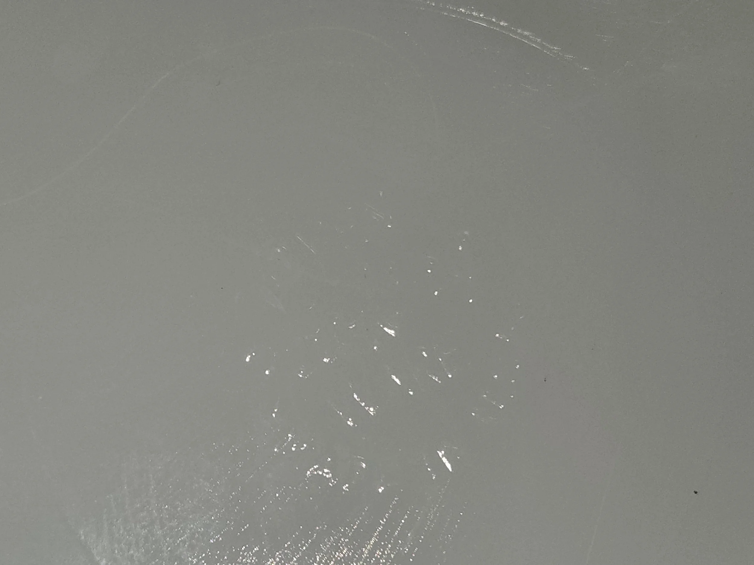 Close up of Fire King marking