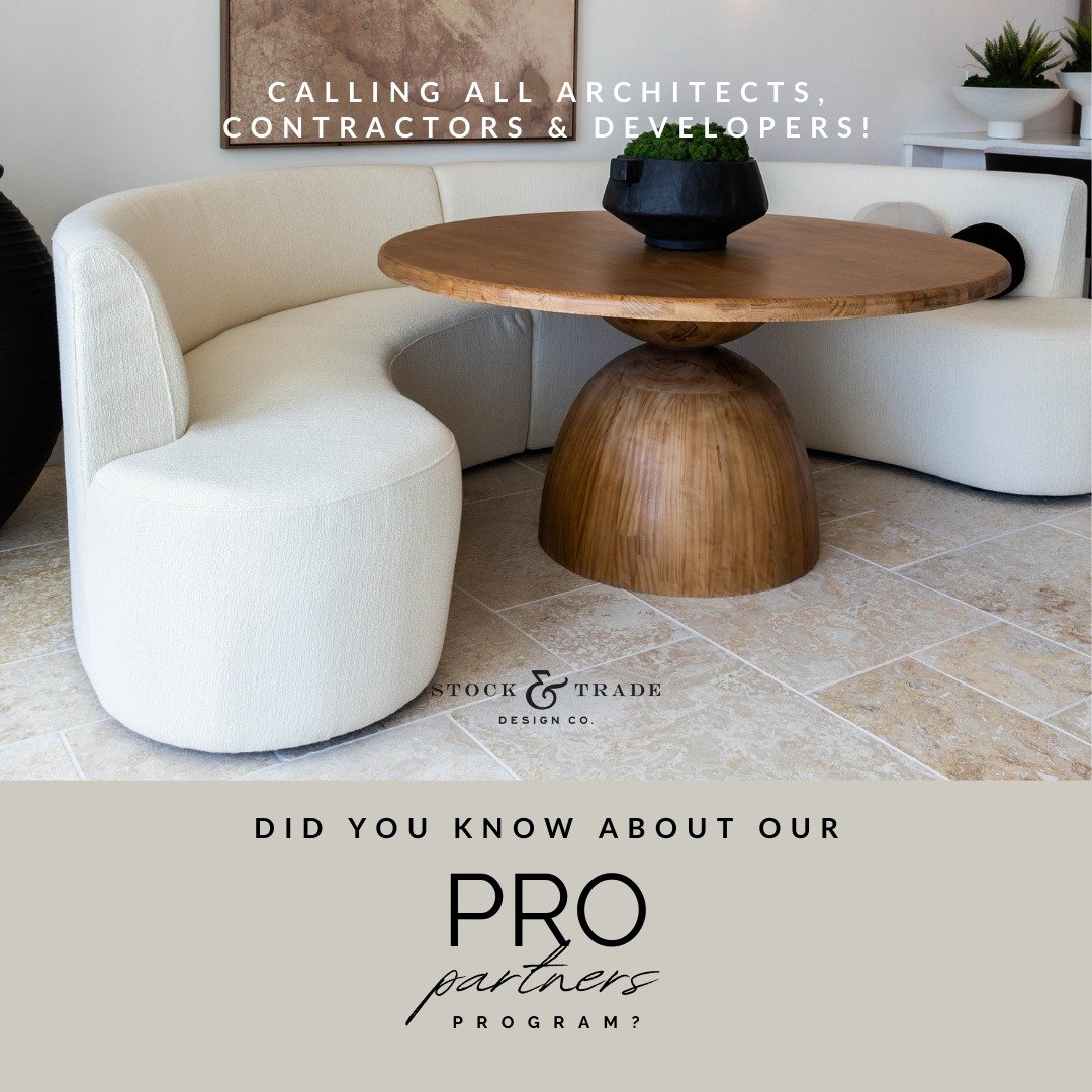 We invite you to become a PRO Partner and enjoy exclusive rewards! 
Introducing PRO Partners - your gateway to a strong referral network, exclusive sourcing benefits, and the most competitive trade program in the Southeast Region. Refer clients, earn