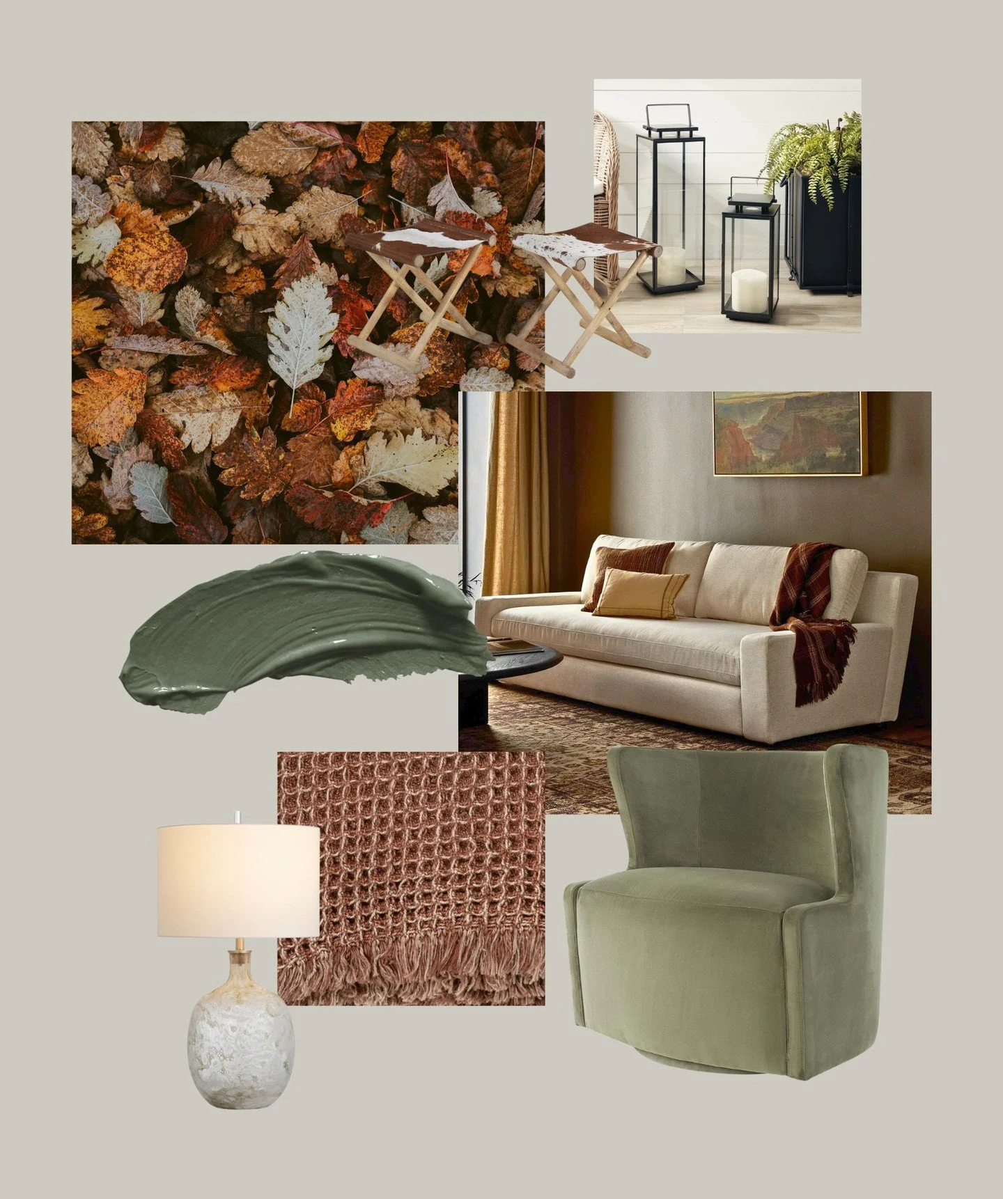 September&rsquo;s palette: rich, layered textures + timeless tones. This month&rsquo;s palette is all about creating warmth as we transition into fall.