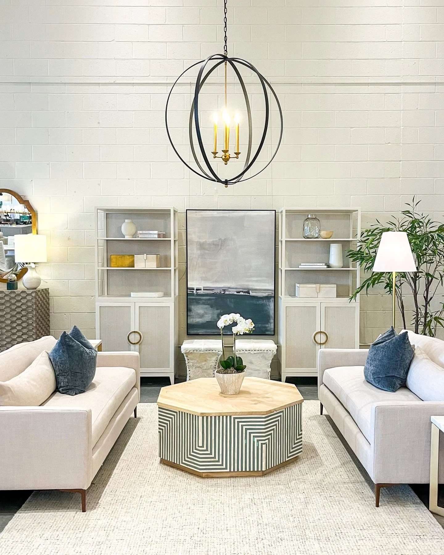 A Nashville living room moment 🤍 Thoughtfully layered, comfortably lived-in, and designed to feel like home. Stop by our Nashville location to see pieces like these in person.