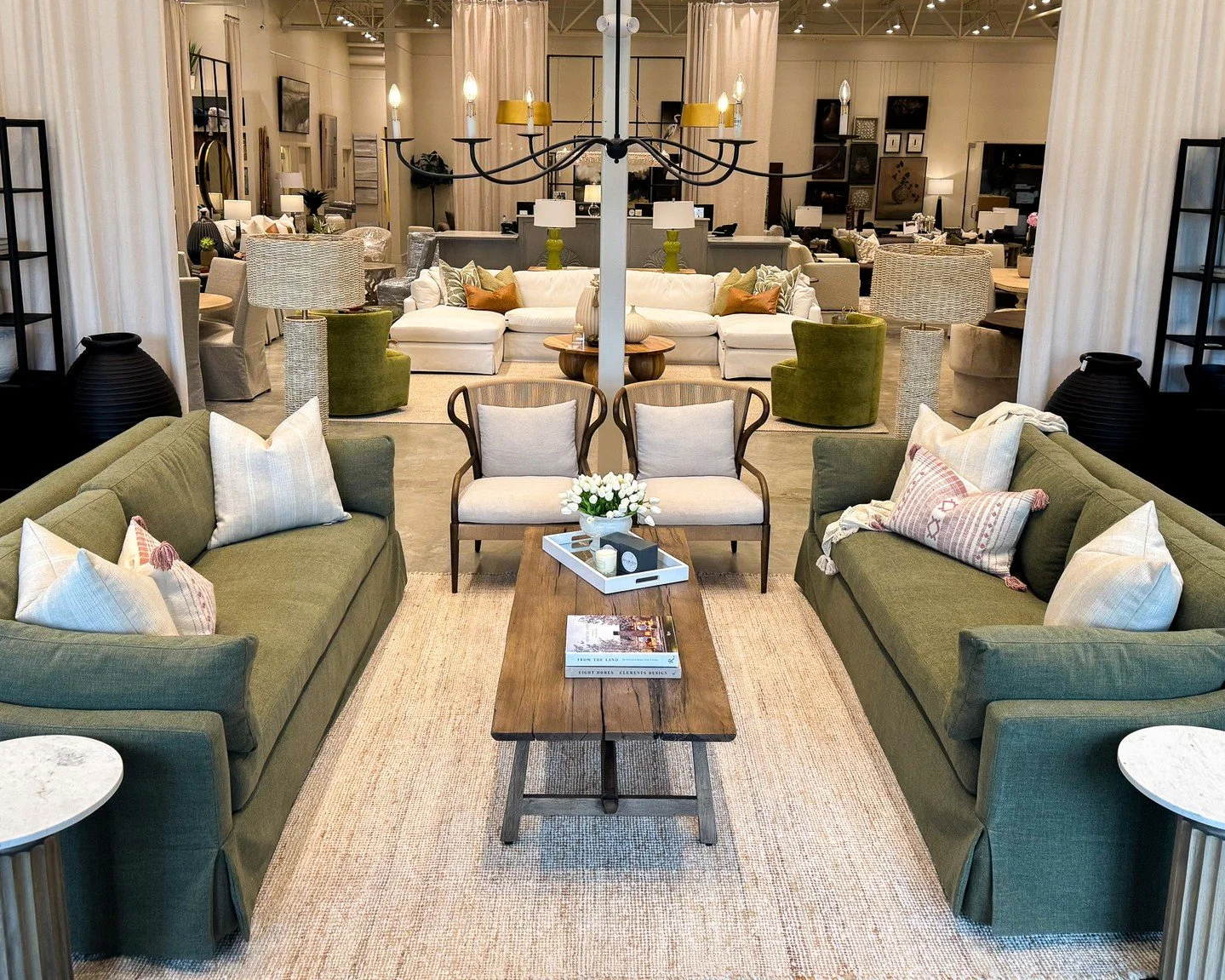 Proof that green can still feel completely neutral.

This showroom moment brings a fresh take on everyday comfort with rich color, easy balance, and a layout made for settling in. Come see what&rsquo;s new at your nearest showroom.
