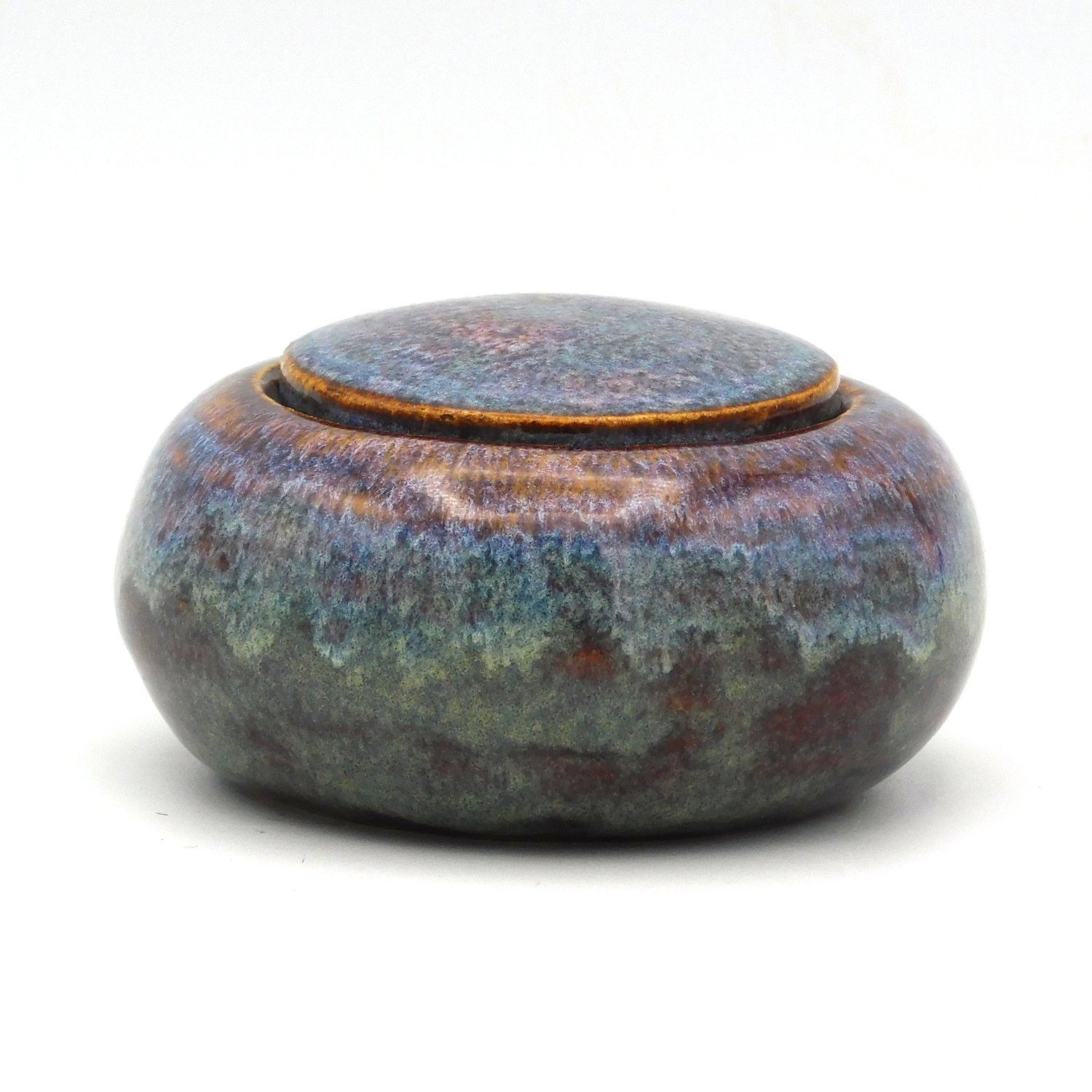 Stoneware Keepsake Jar Tie Dye