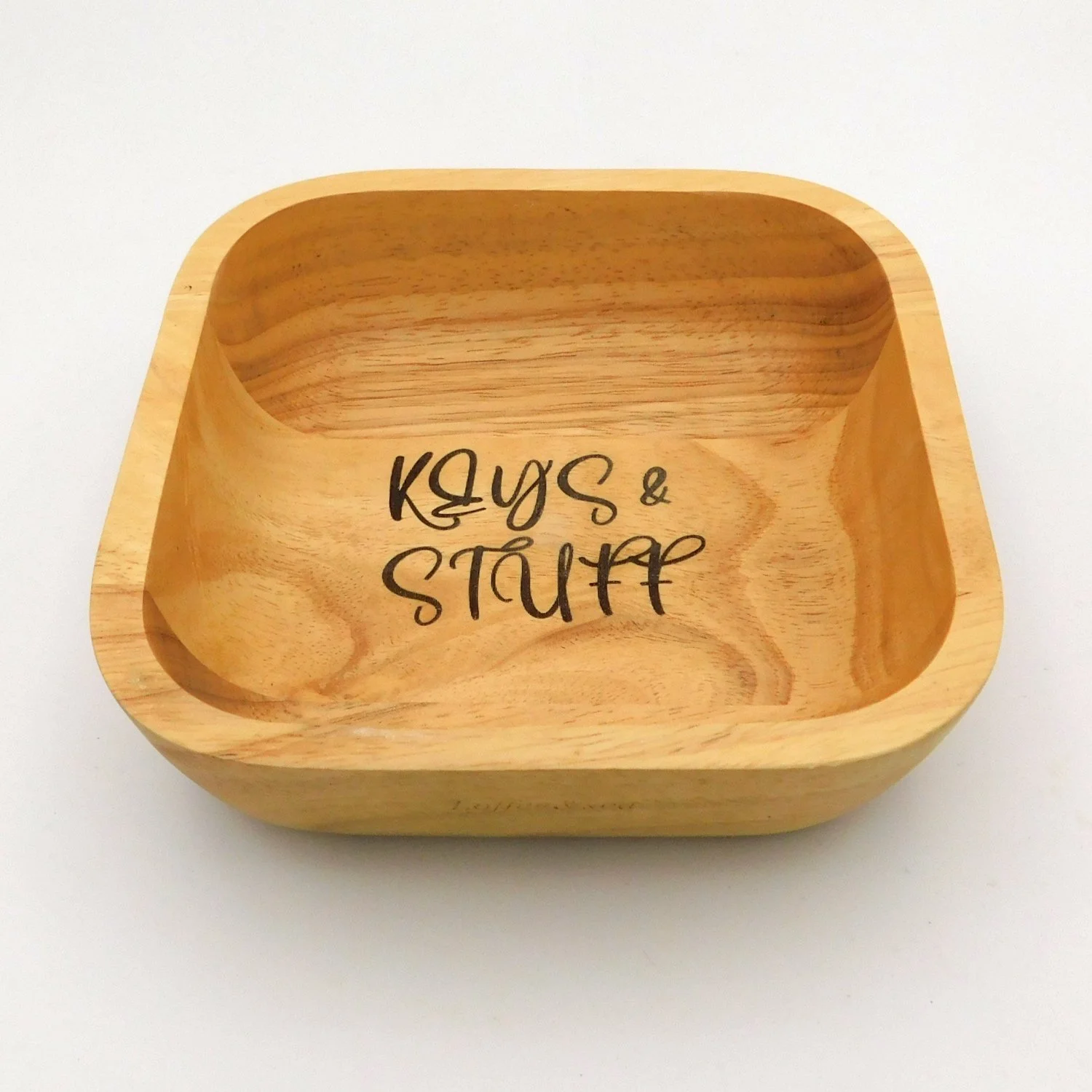 Wooden Bowl Keys & Stuff