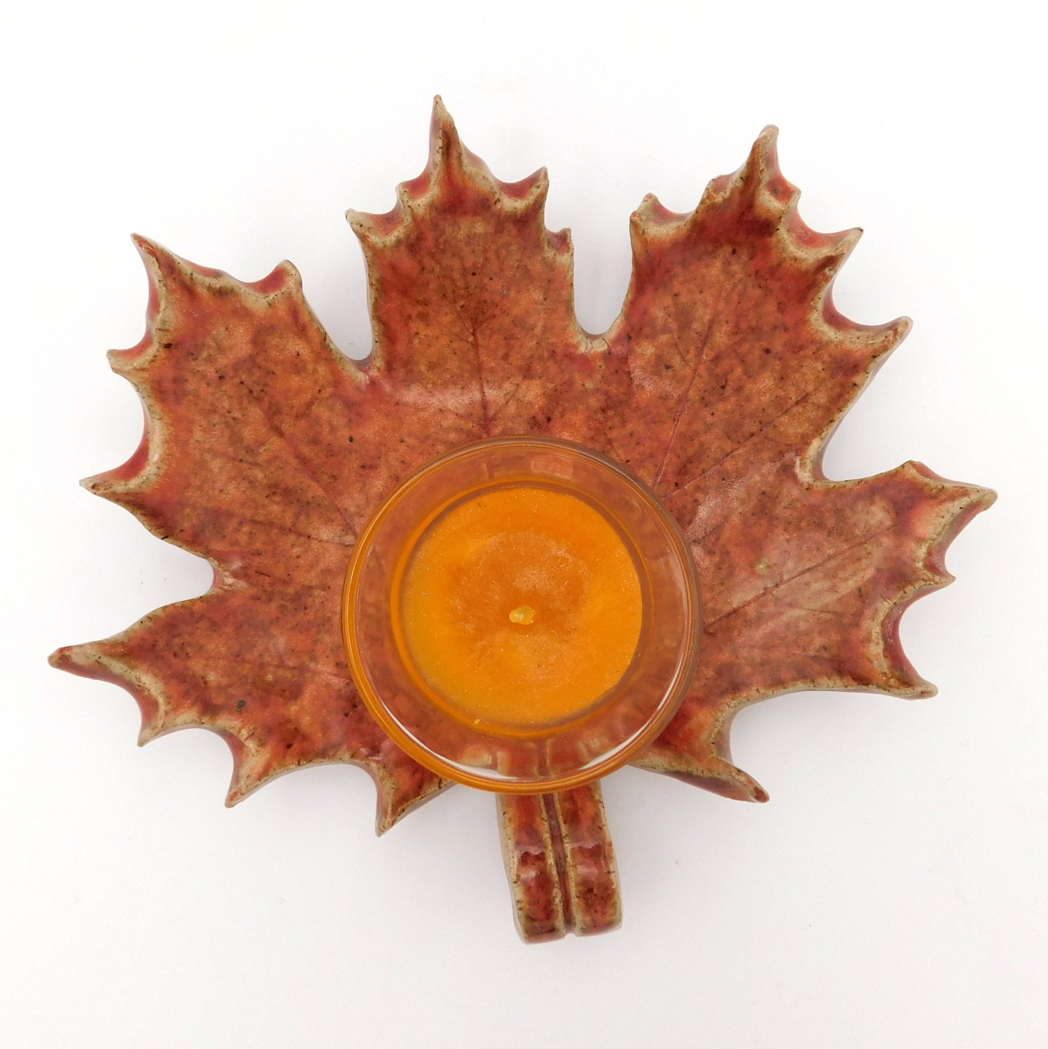 Autumn Leaf Candle Holder